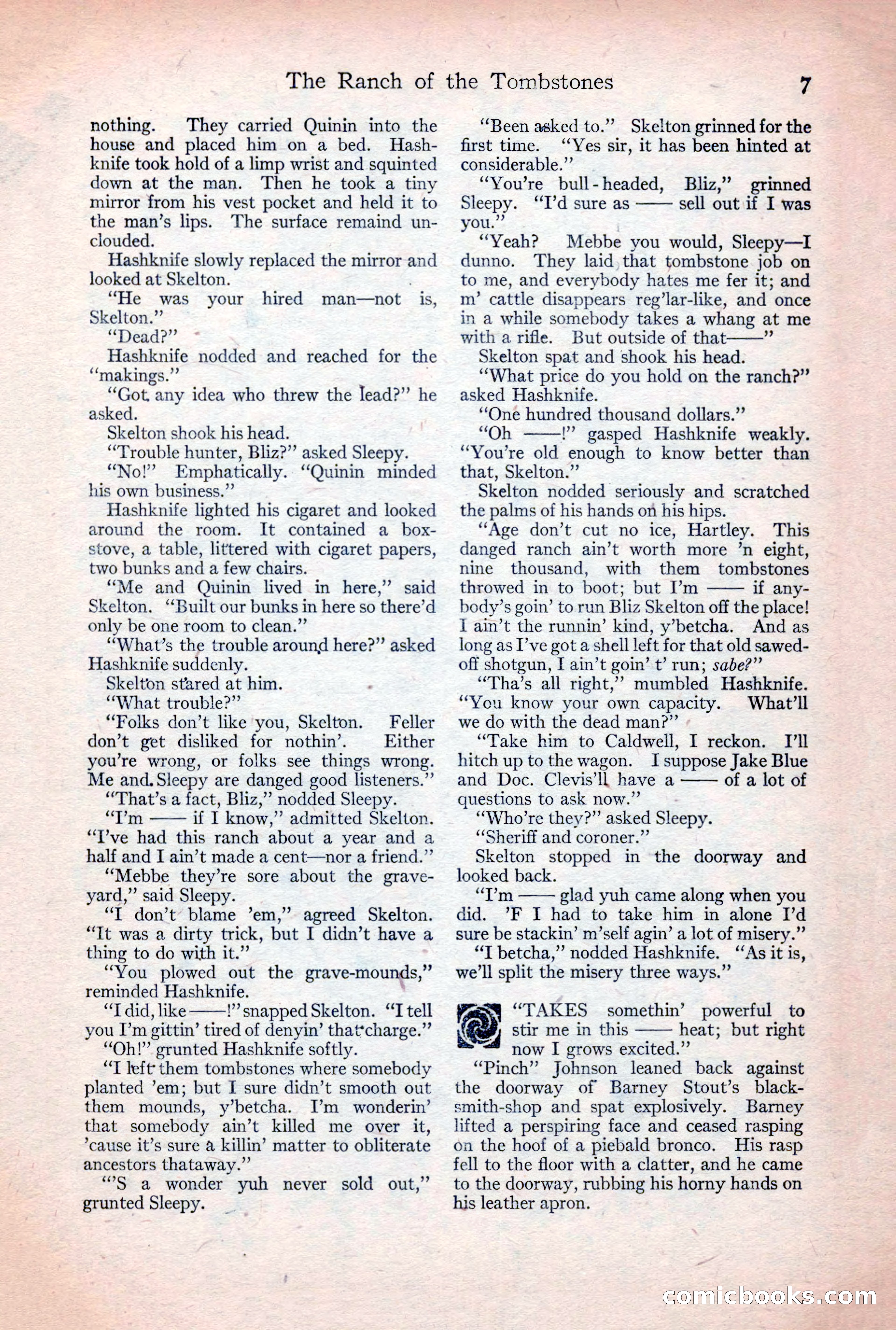 Adventure Magazine, December 30, 1922 — page 25 of 212