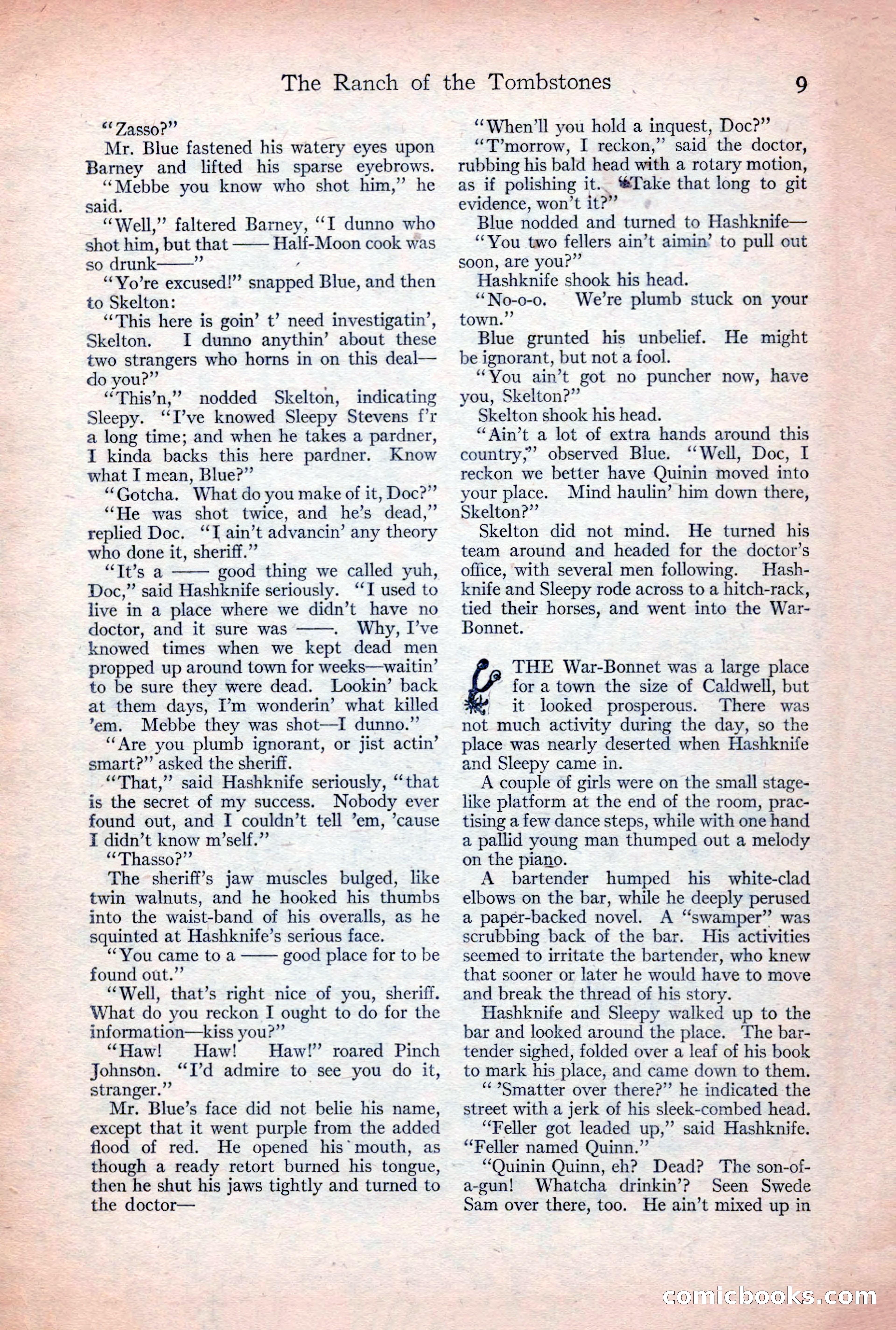 Adventure Magazine, December 30, 1922 — page 27 of 212