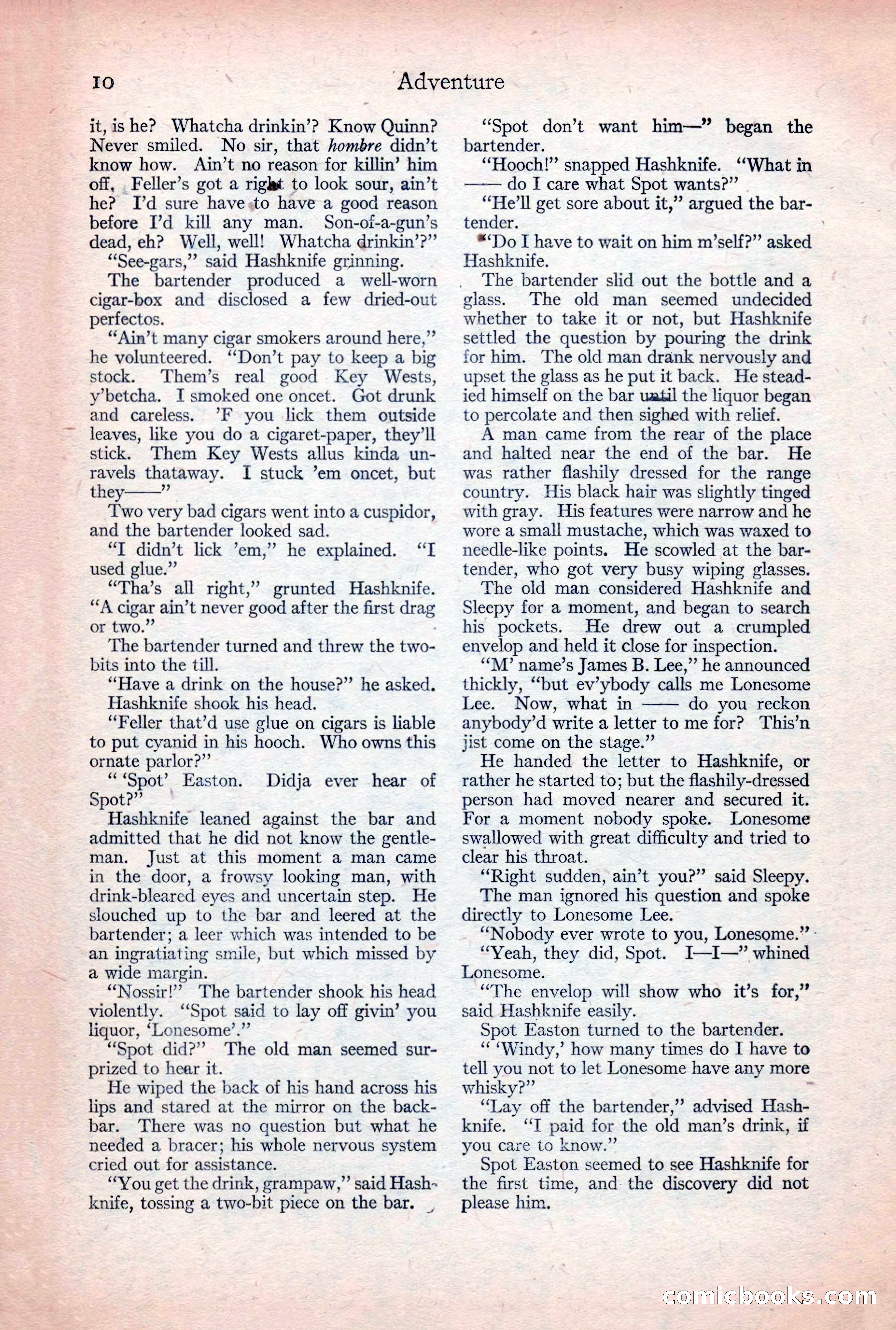 Adventure Magazine, December 30, 1922 — page 28 of 212