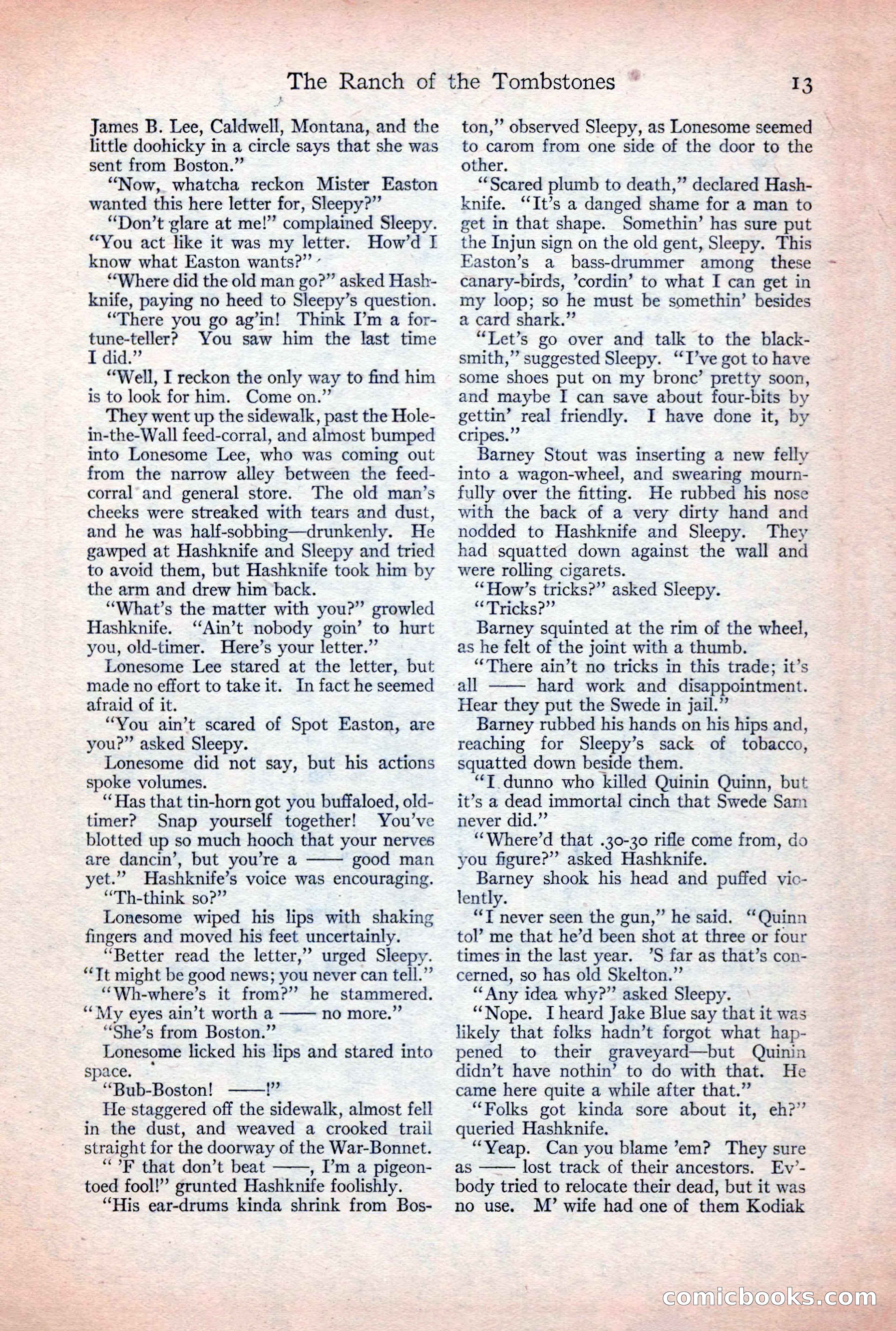 Adventure Magazine, December 30, 1922 — page 31 of 212