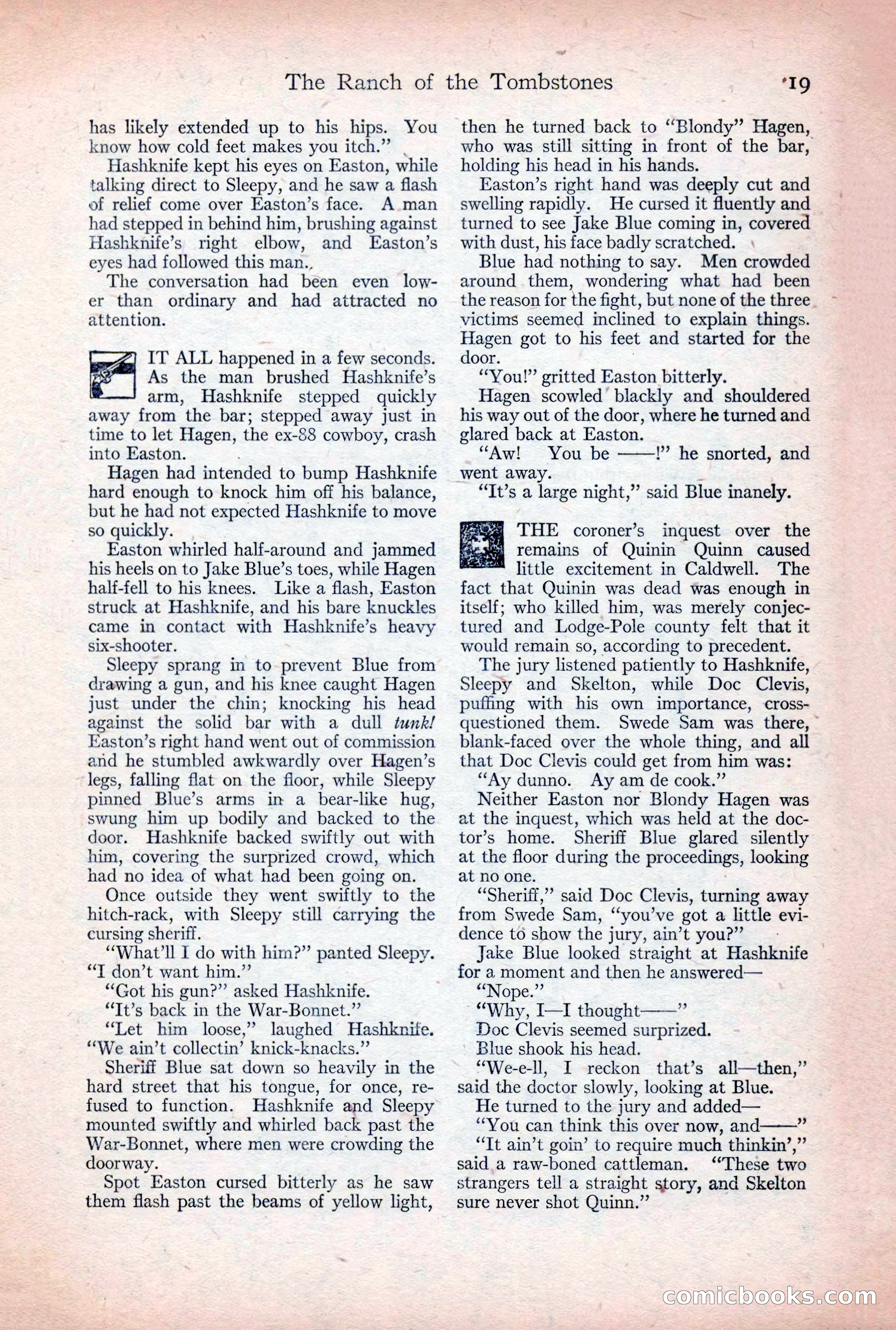 Adventure Magazine, December 30, 1922 — page 37 of 212