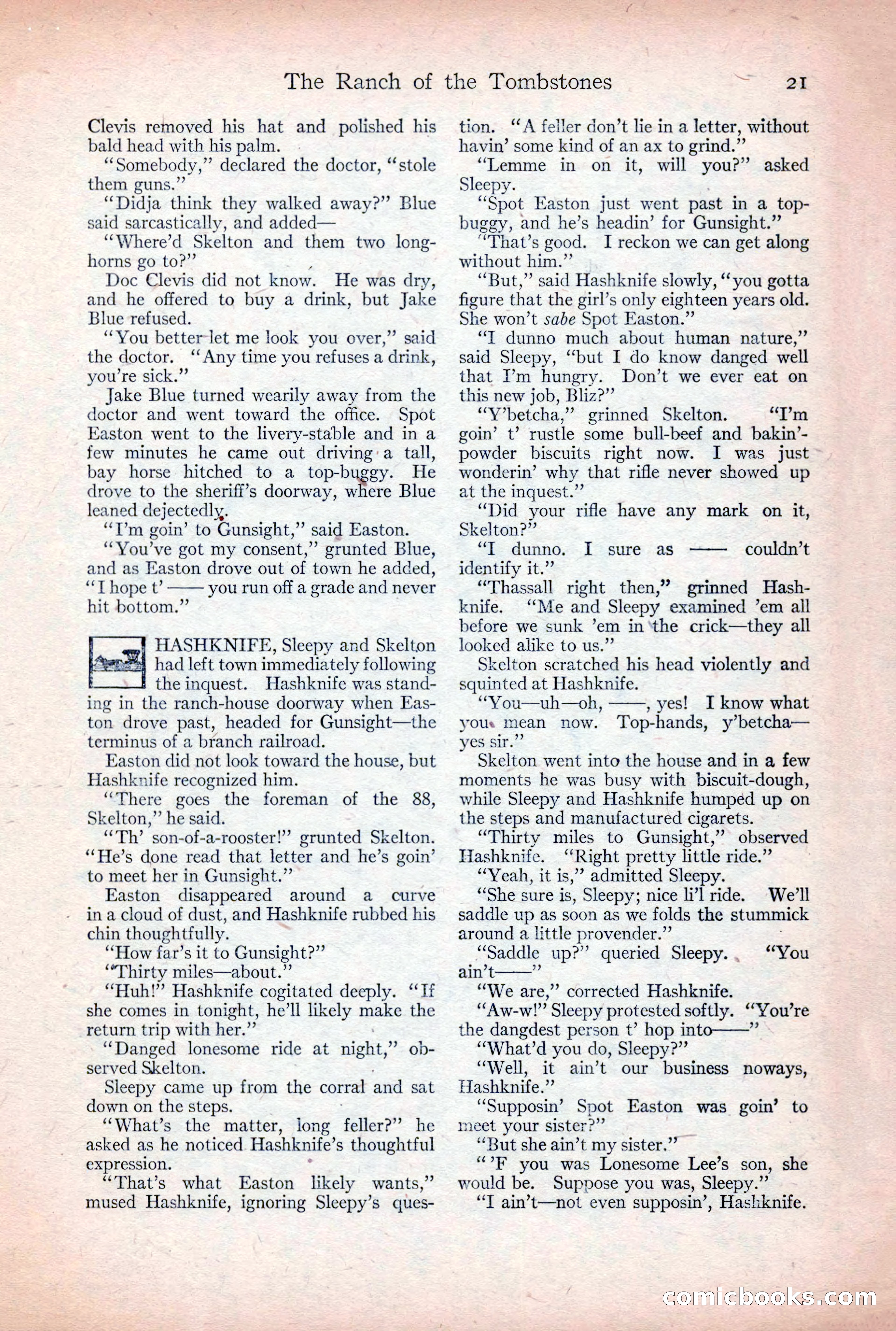 Adventure Magazine, December 30, 1922 — page 39 of 212
