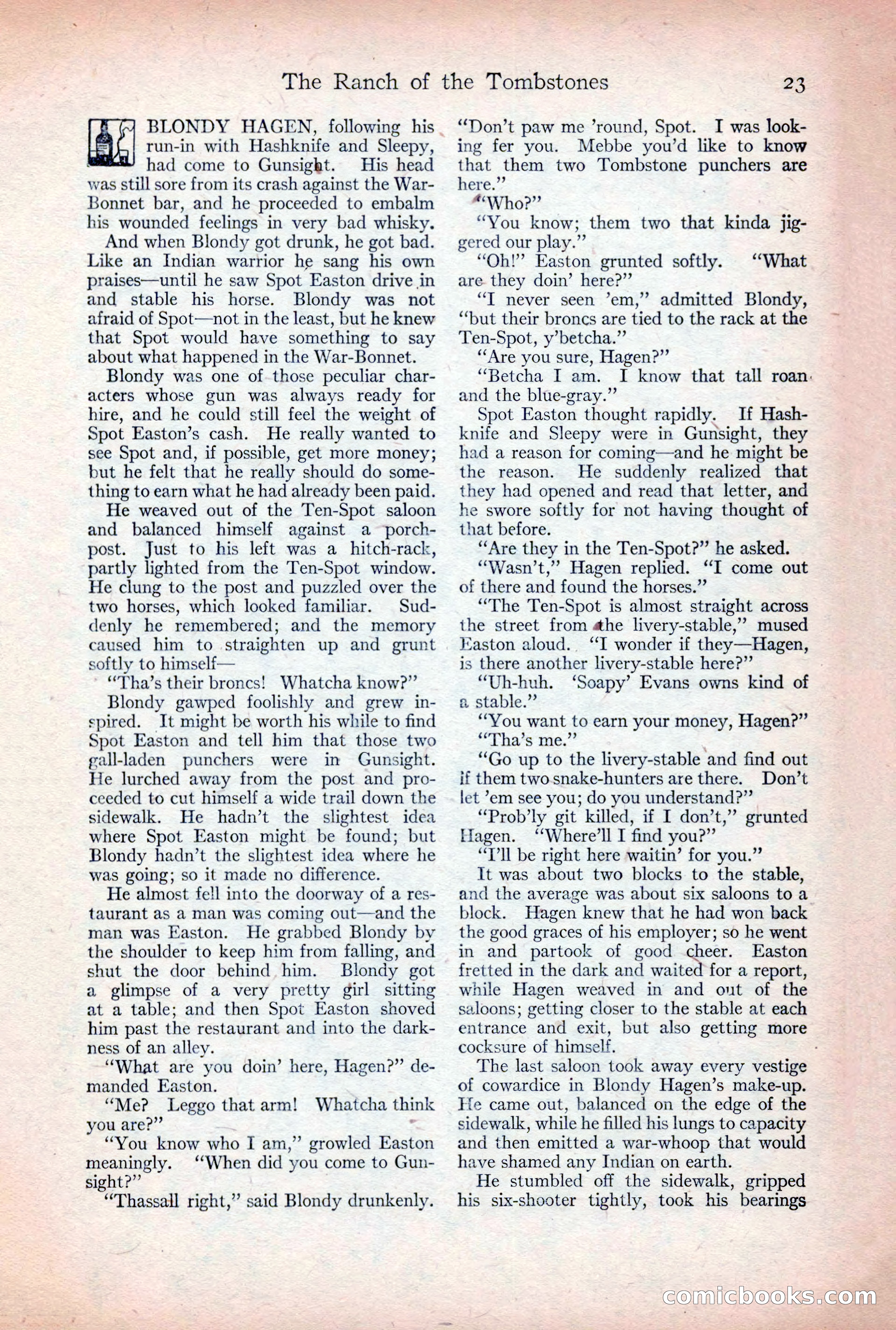 Adventure Magazine, December 30, 1922 — page 41 of 212