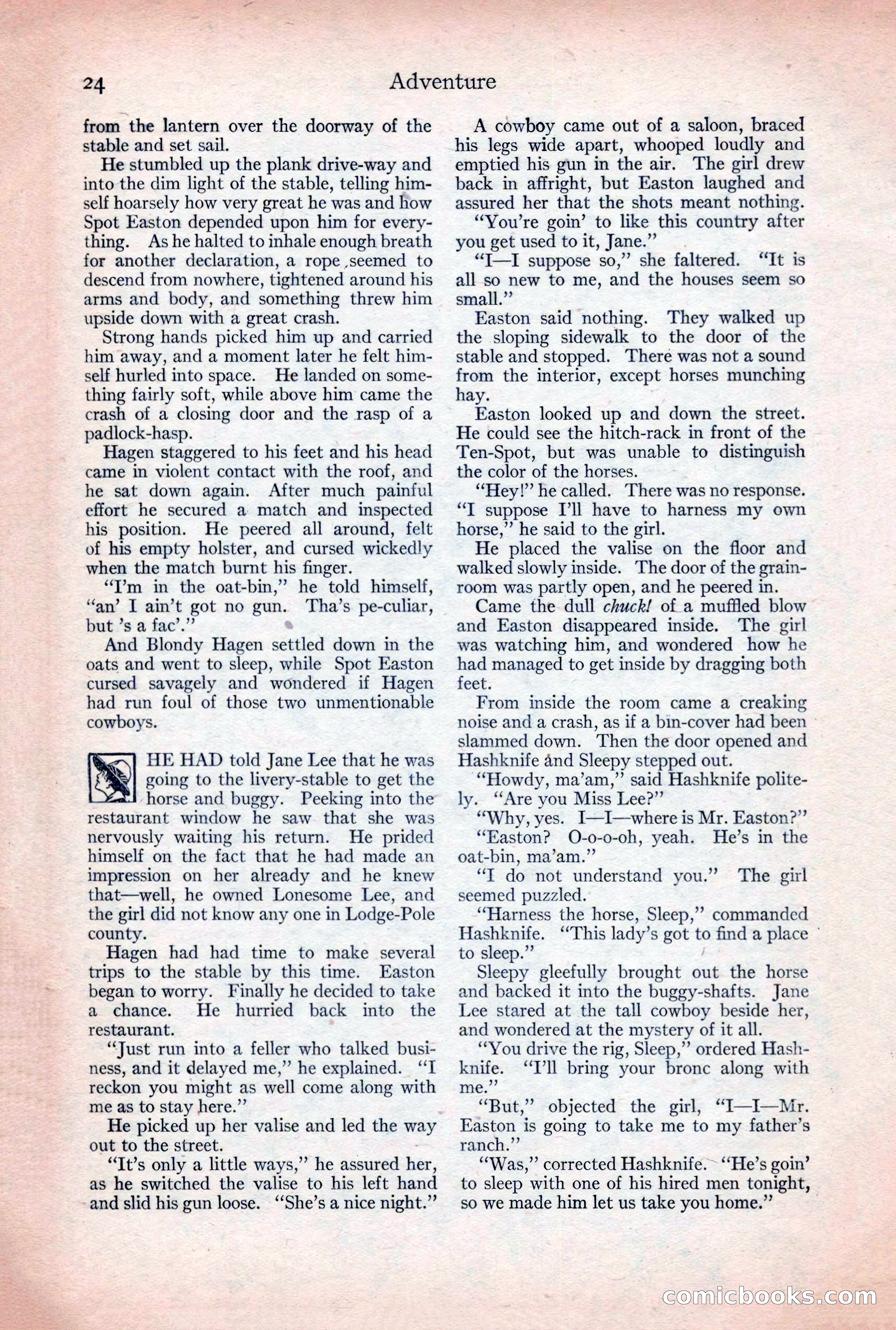 Adventure Magazine, December 30, 1922 — page 42 of 212