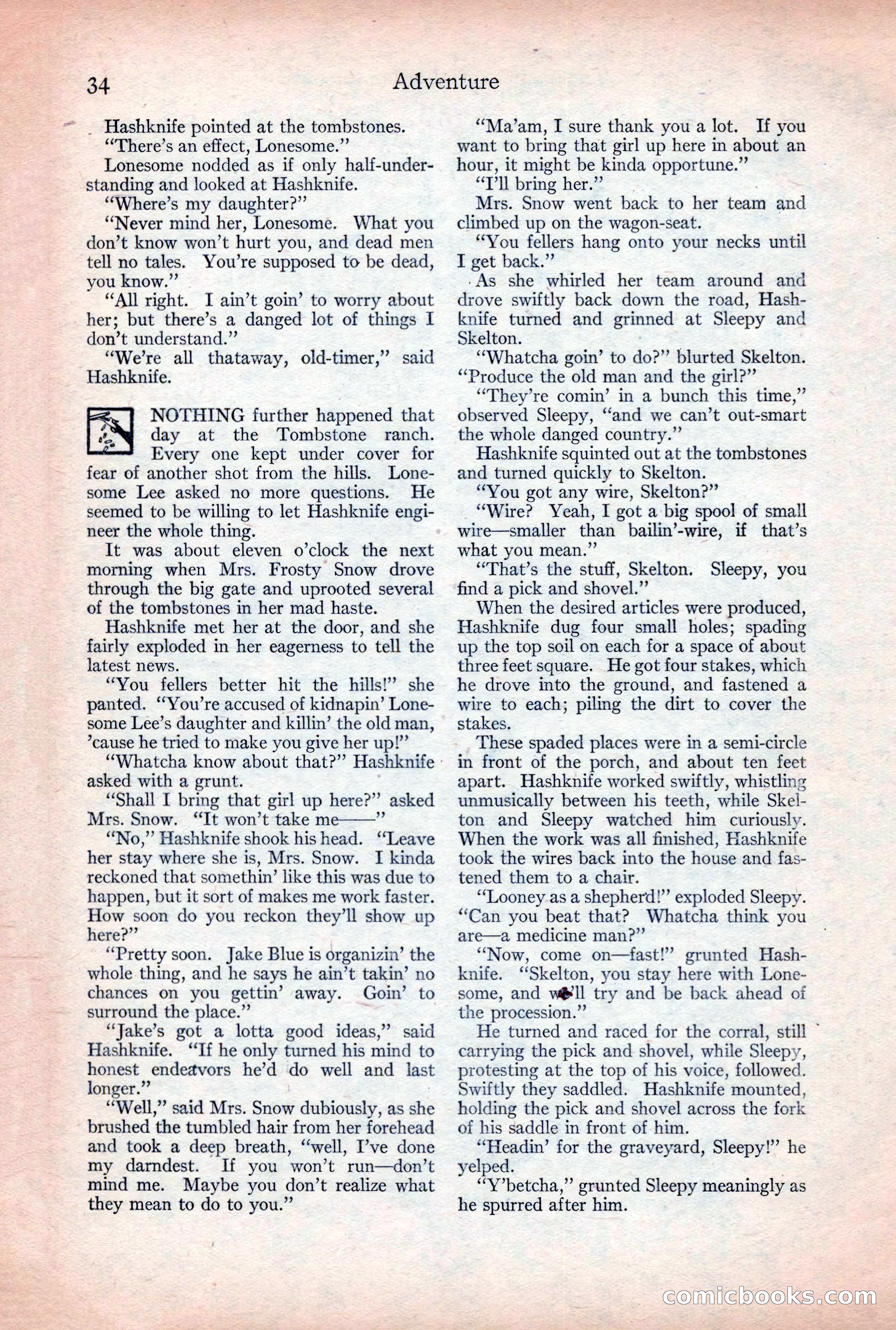 Adventure Magazine, December 30, 1922 — page 52 of 212