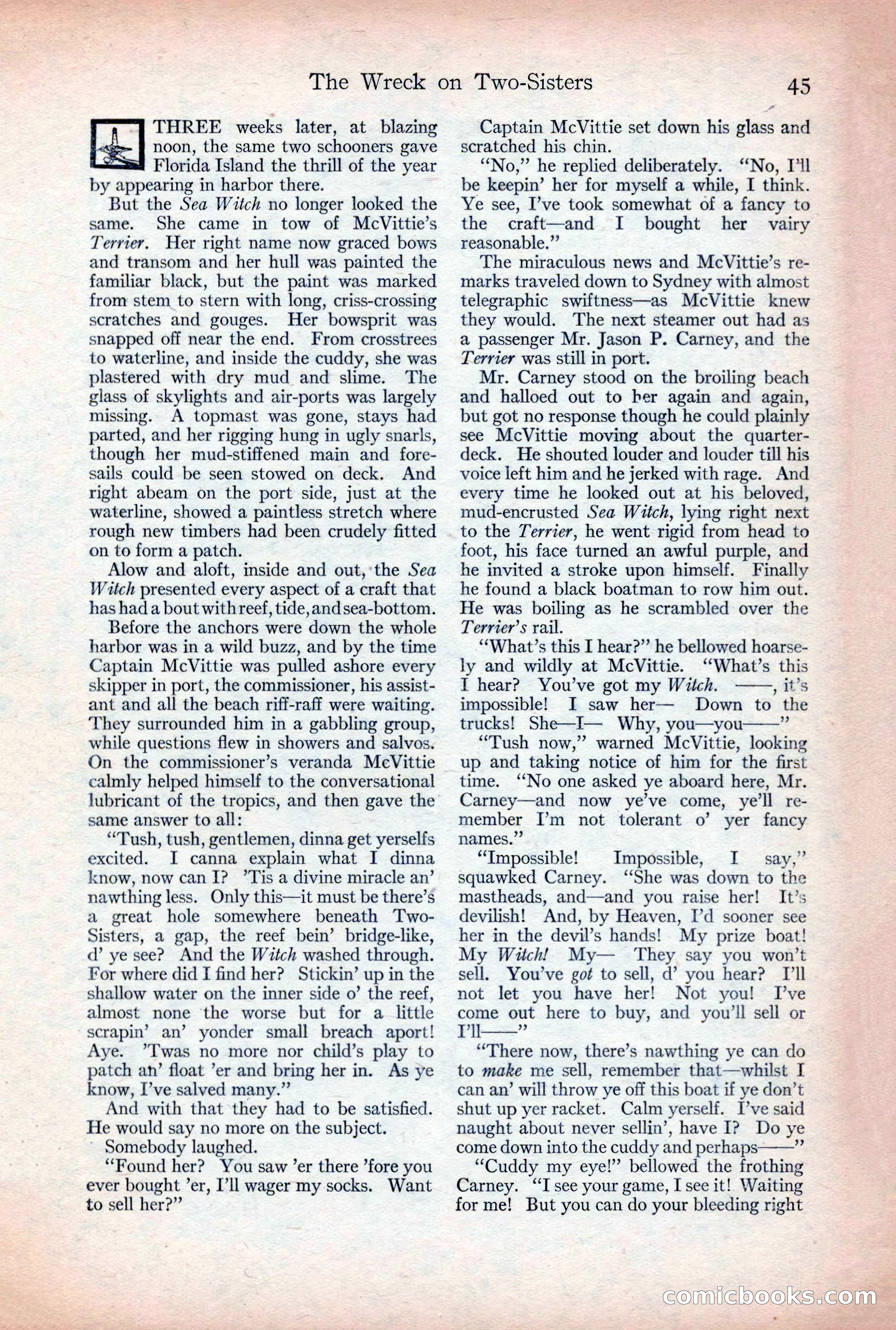 Adventure Magazine, December 30, 1922 — page 63 of 212