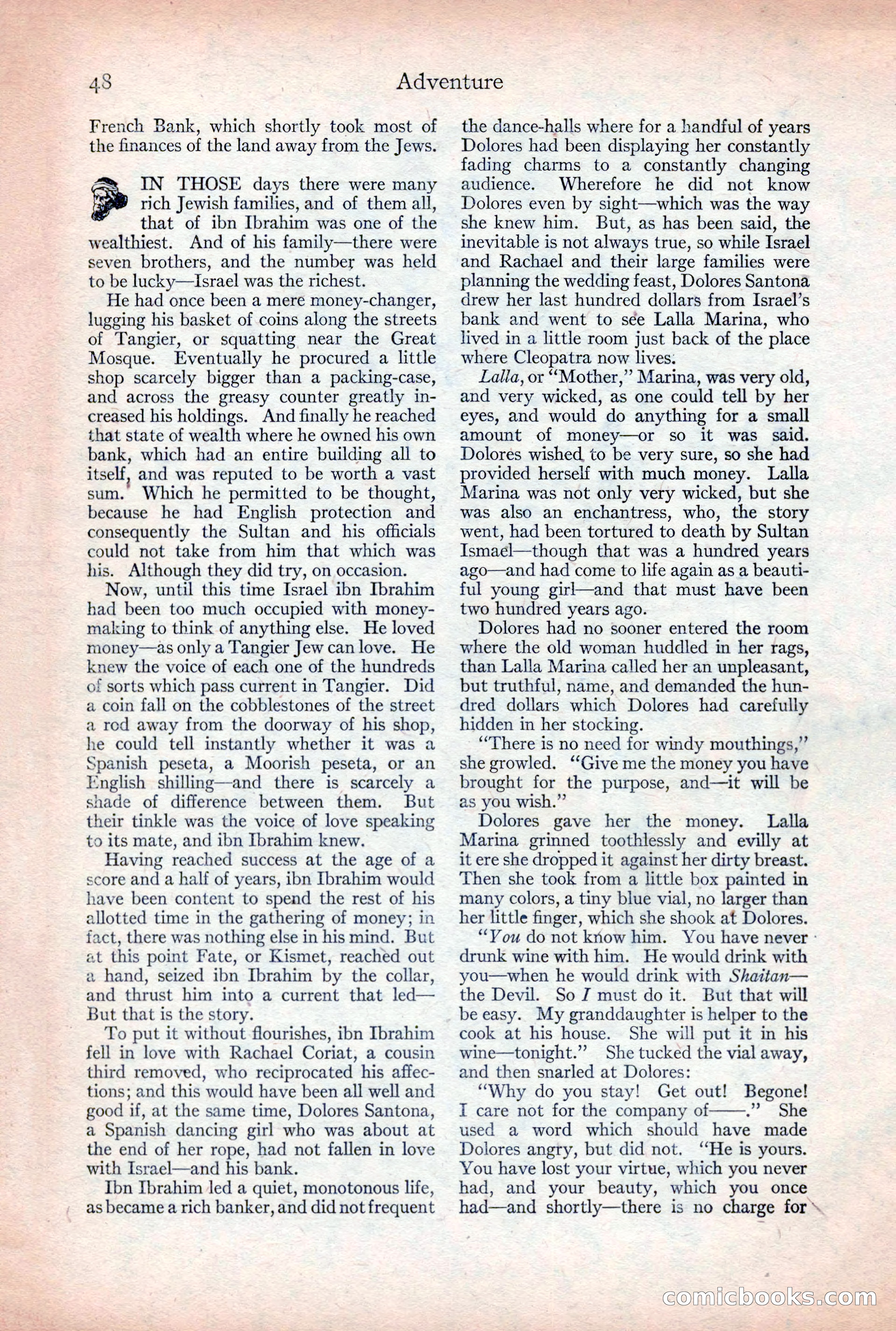 Adventure Magazine, December 30, 1922 — page 66 of 212