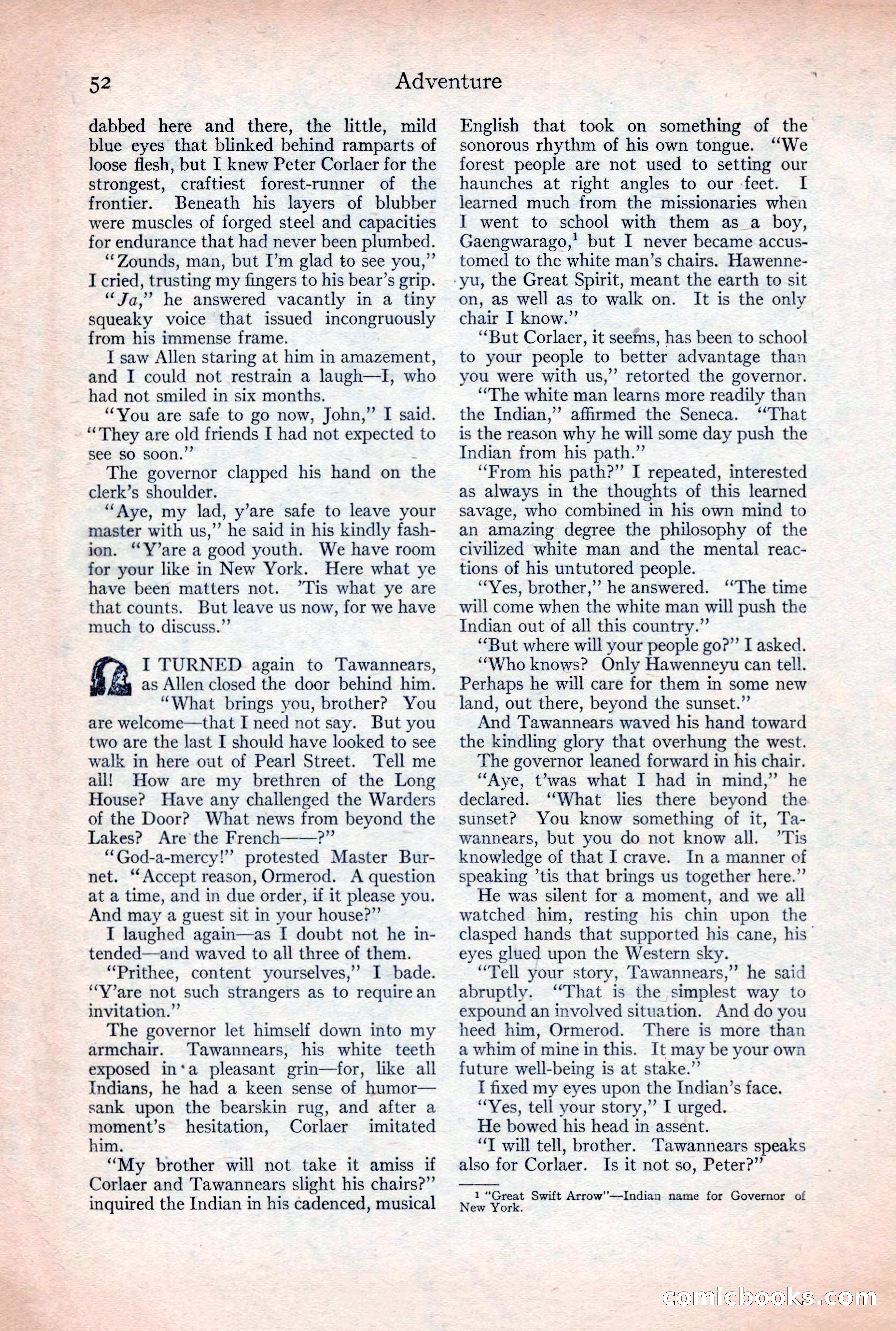 Adventure Magazine, December 30, 1922 — page 70 of 212