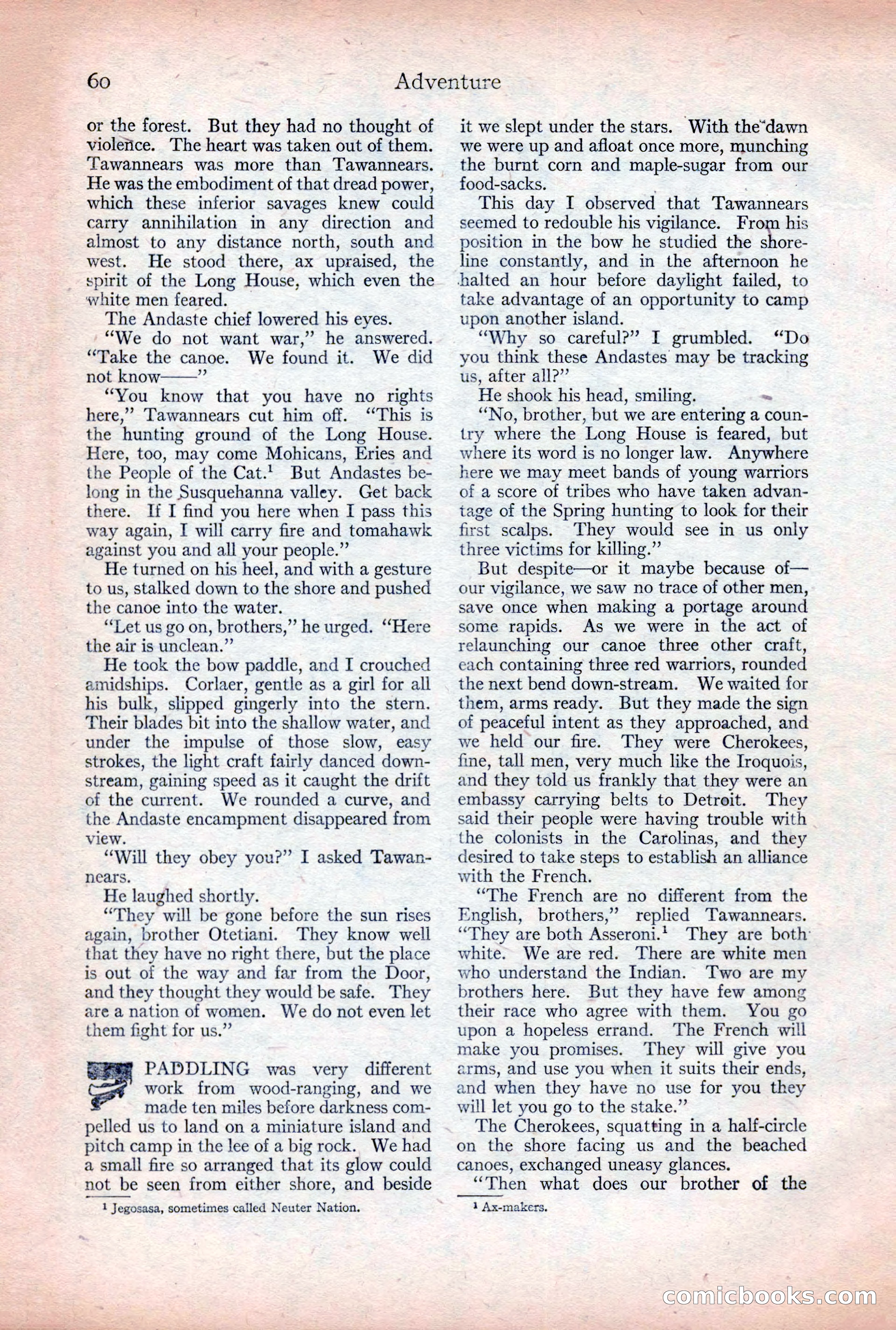 Adventure Magazine, December 30, 1922 — page 78 of 212