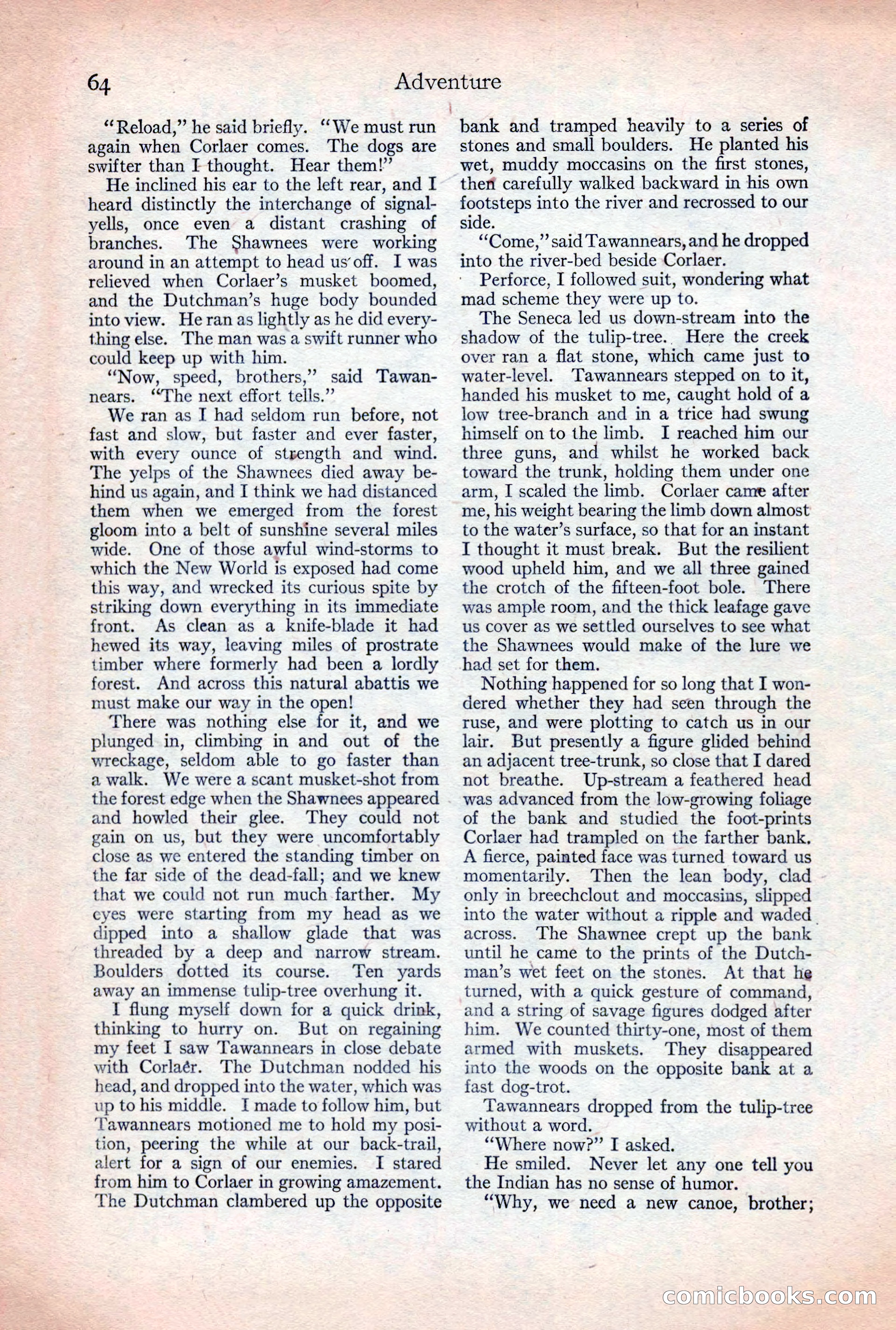 Adventure Magazine, December 30, 1922 — page 82 of 212