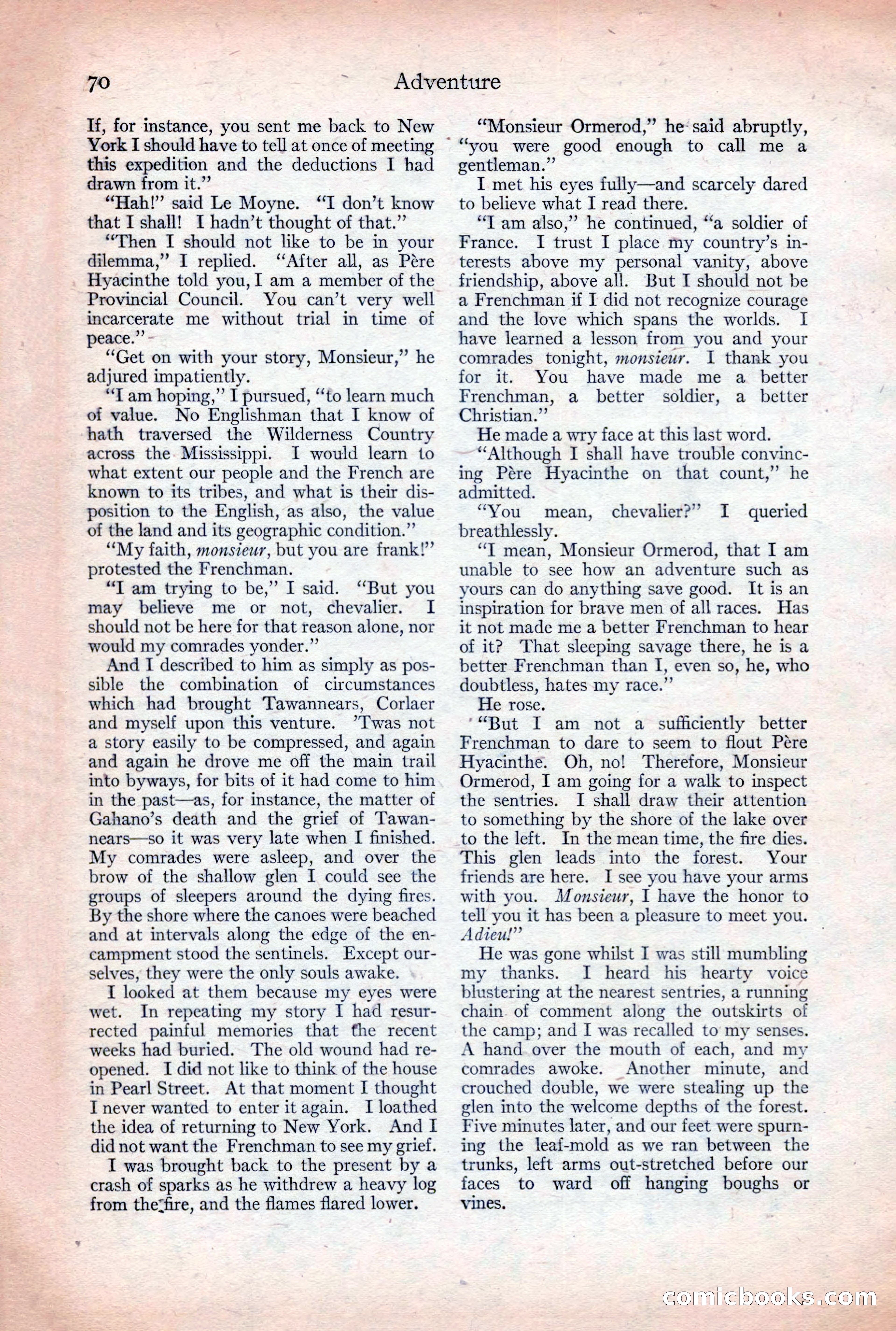Adventure Magazine, December 30, 1922 — page 88 of 212