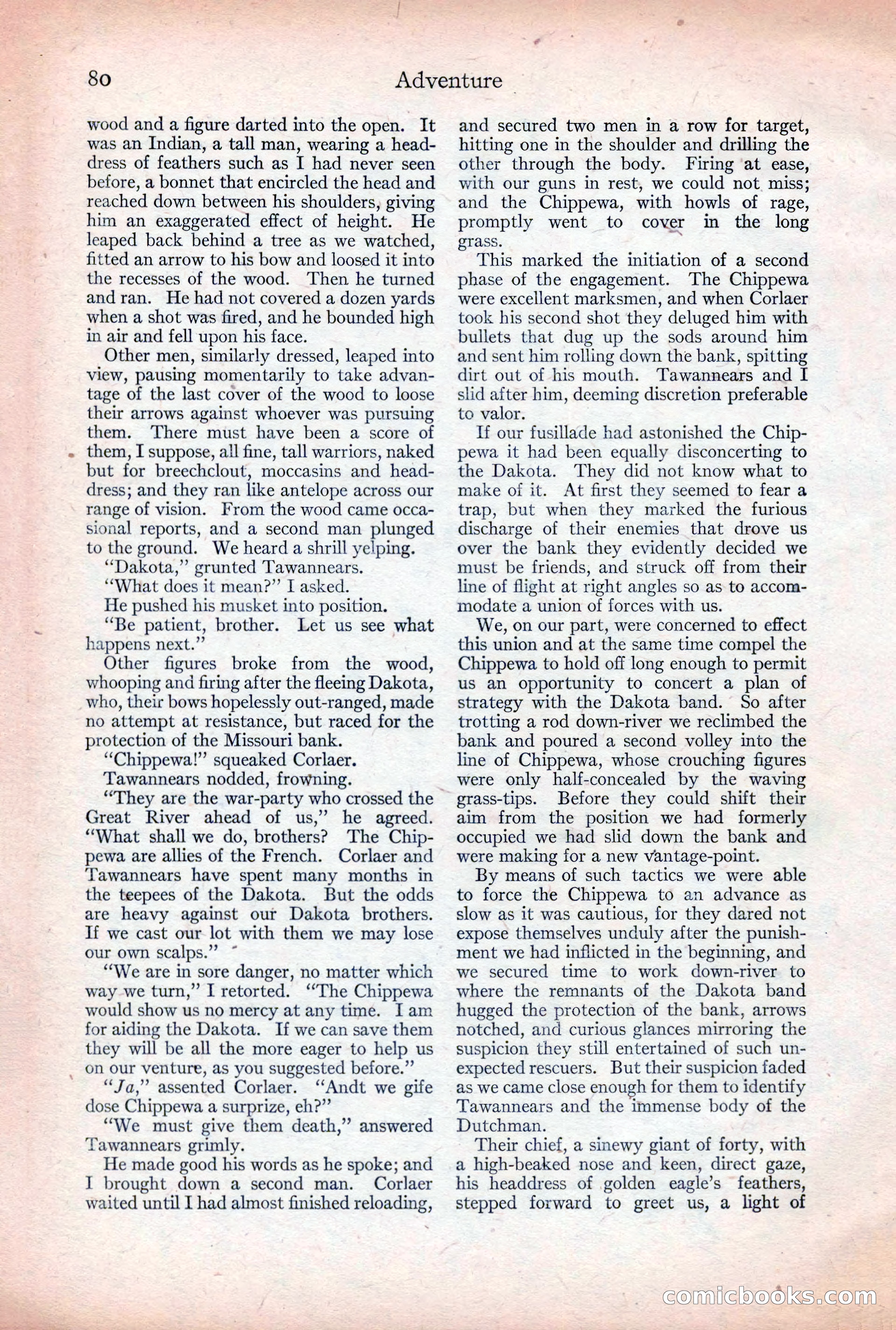 Adventure Magazine, December 30, 1922 — page 98 of 212