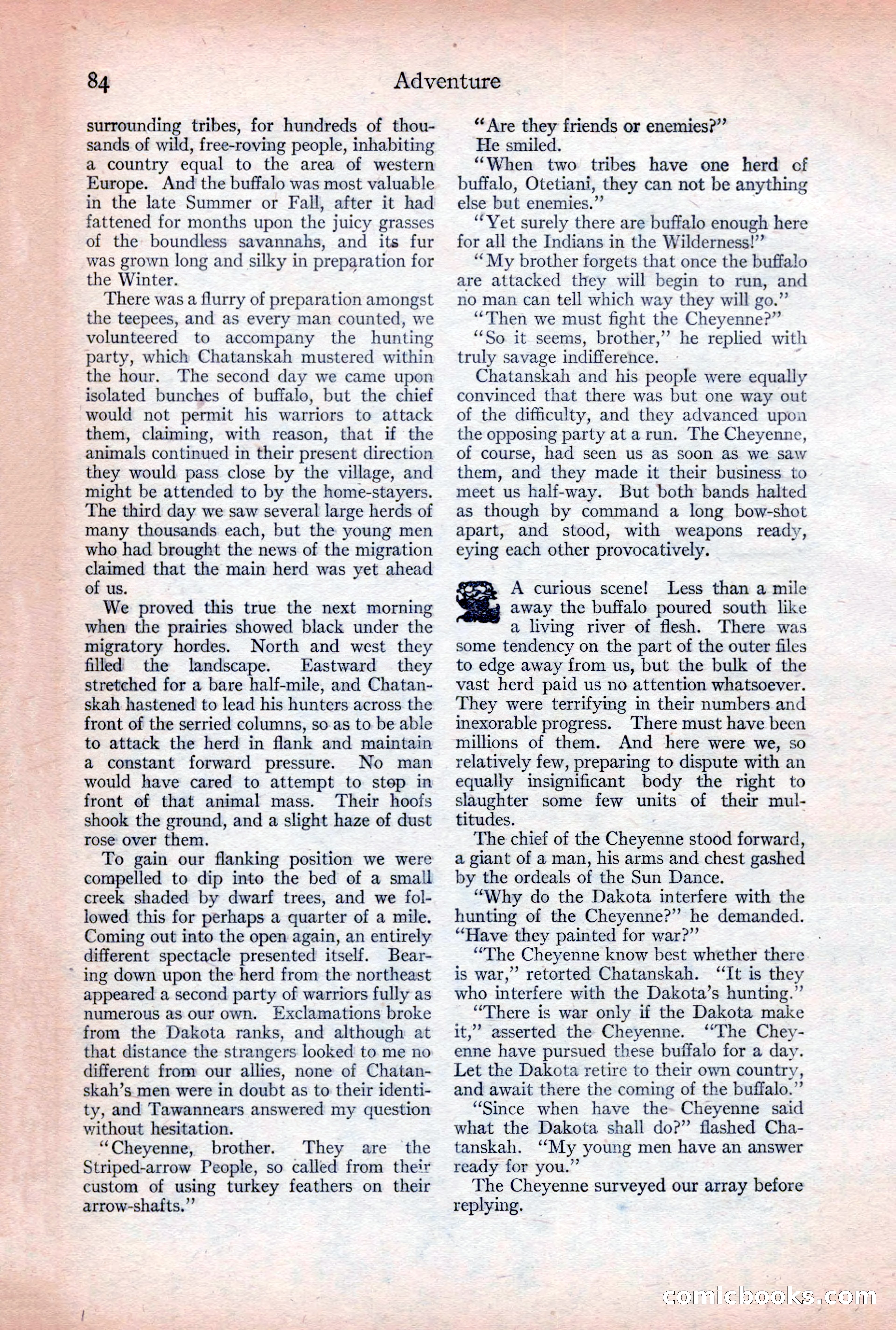 Adventure Magazine, December 30, 1922 — page 102 of 212
