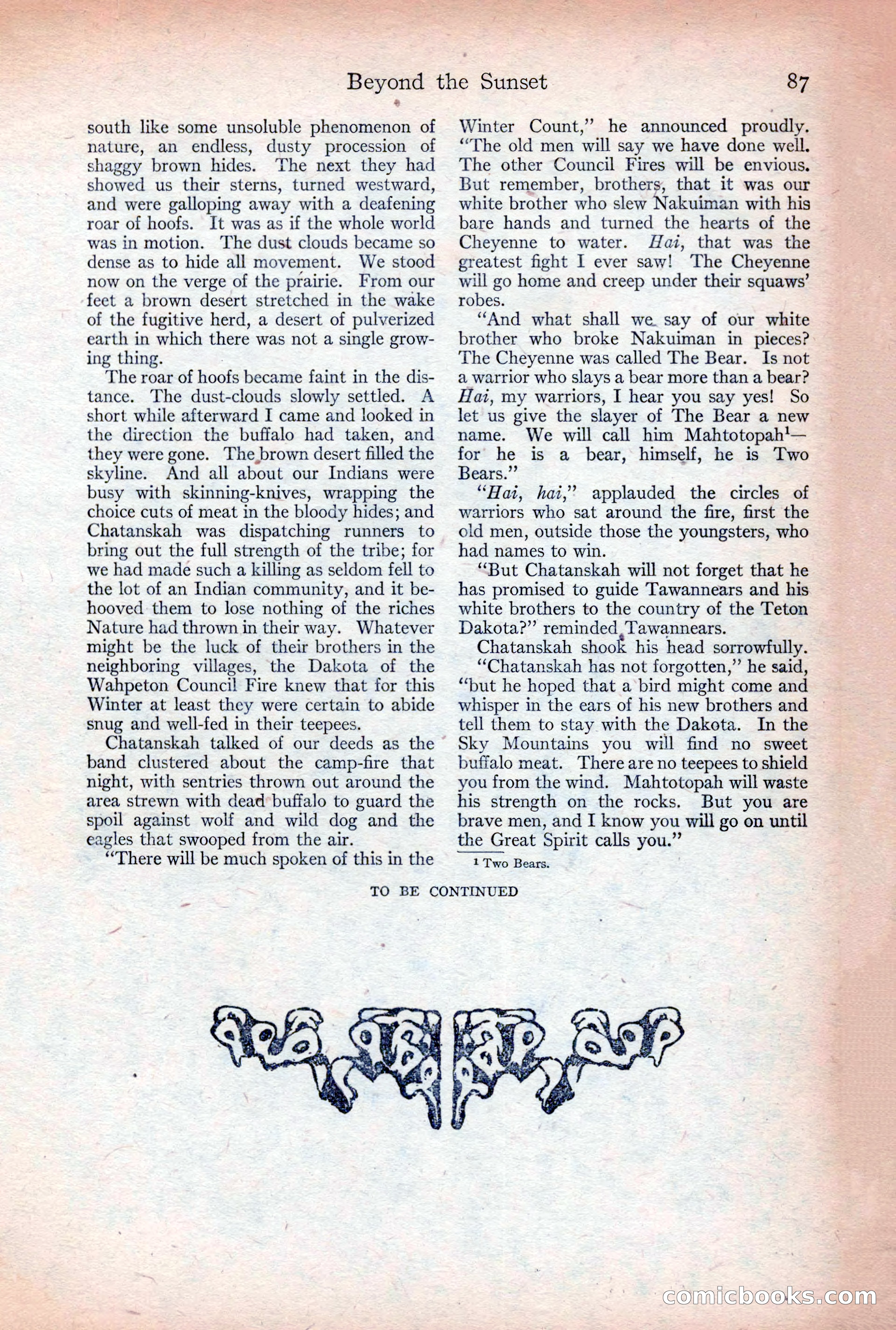 Adventure Magazine, December 30, 1922 — page 105 of 212