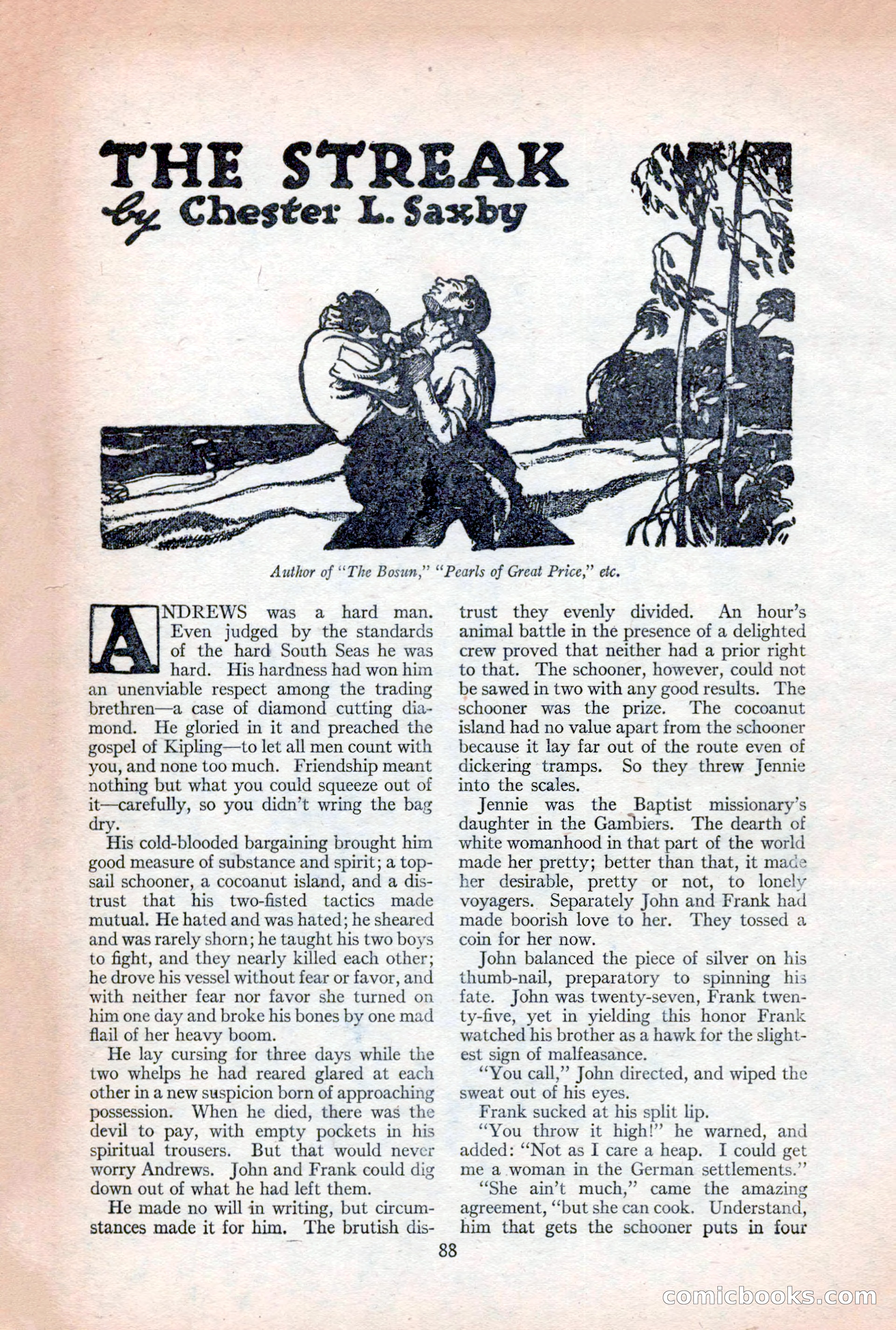 Adventure Magazine, December 30, 1922 — page 106 of 212