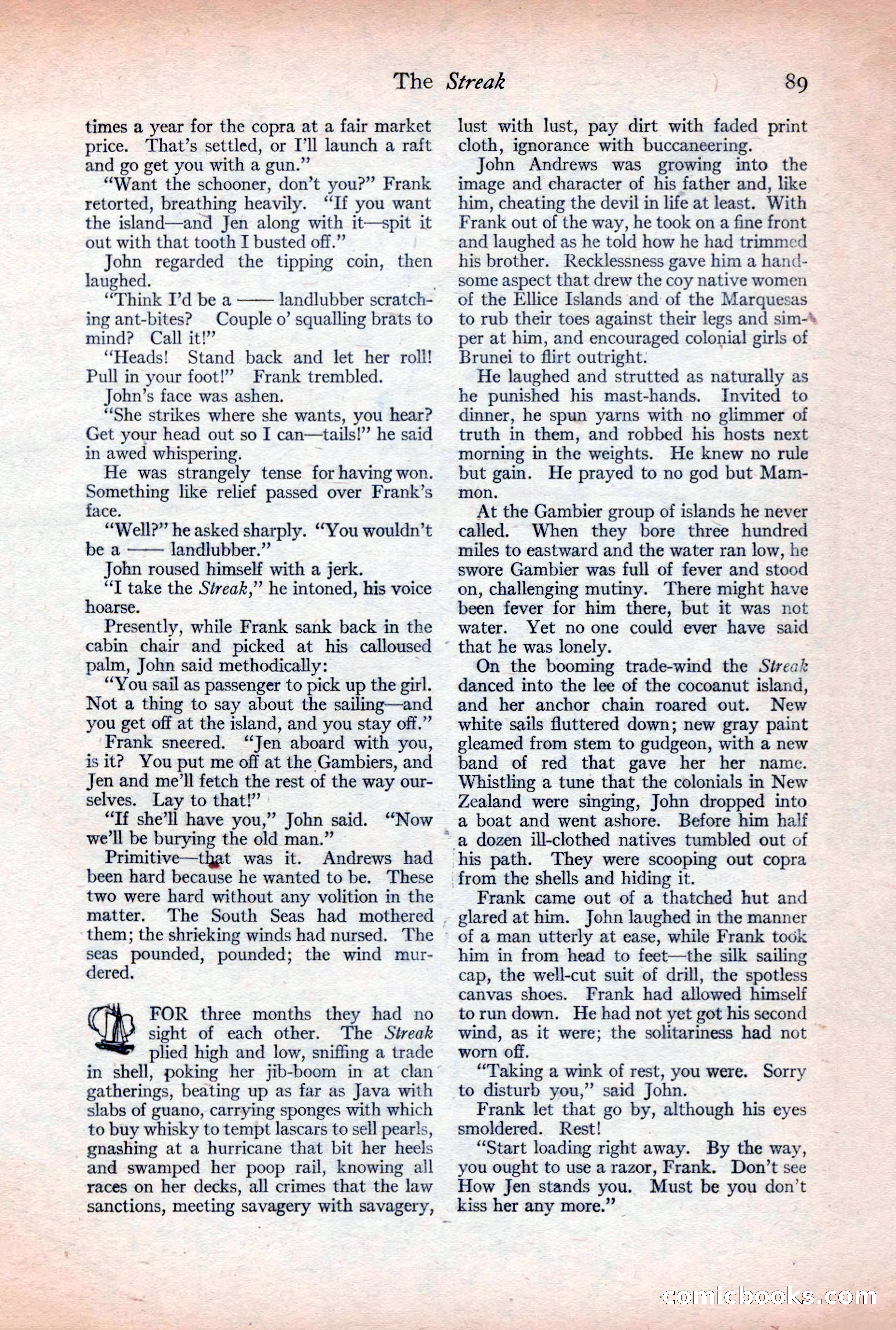 Adventure Magazine, December 30, 1922 — page 107 of 212