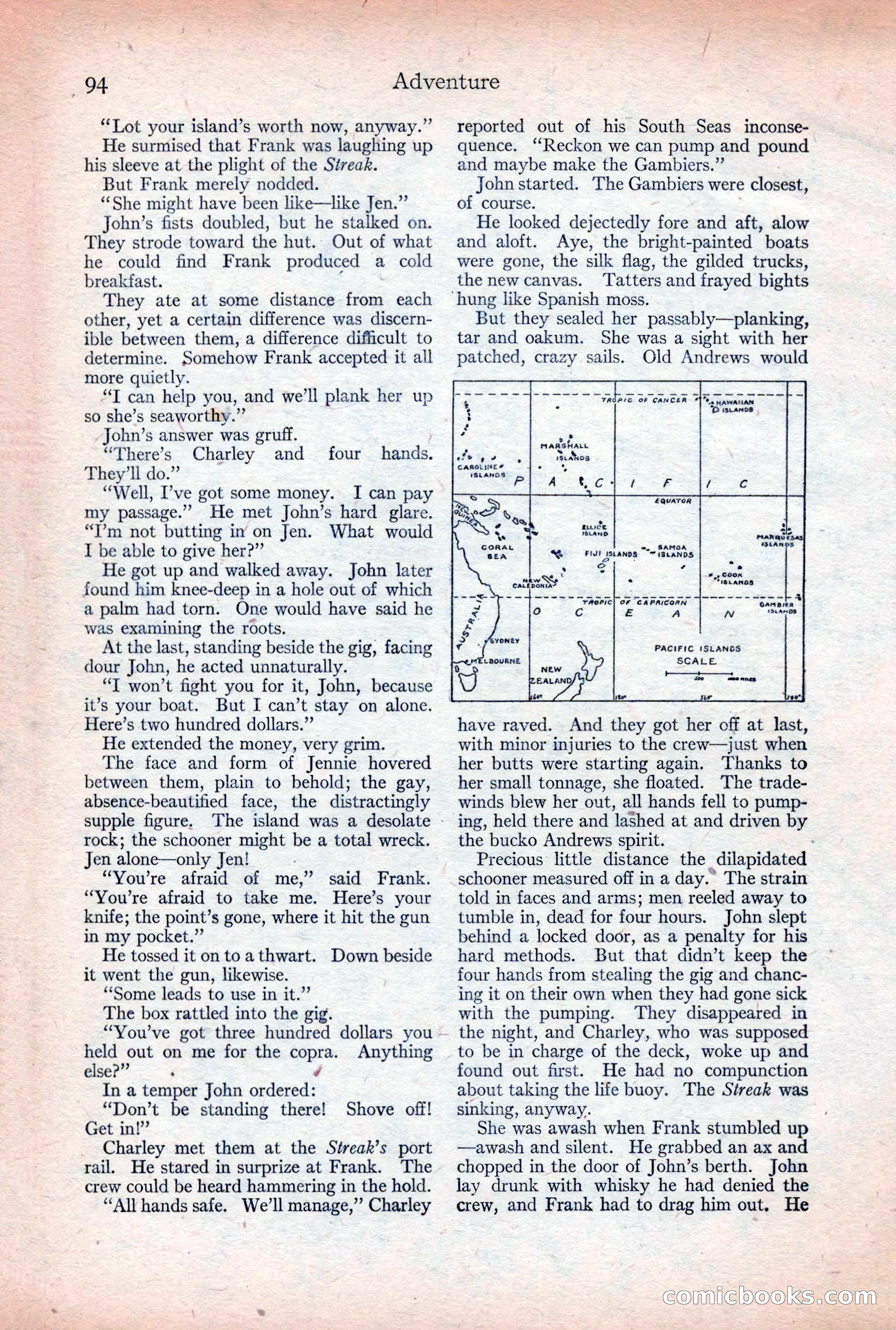 Adventure Magazine, December 30, 1922 — page 112 of 212