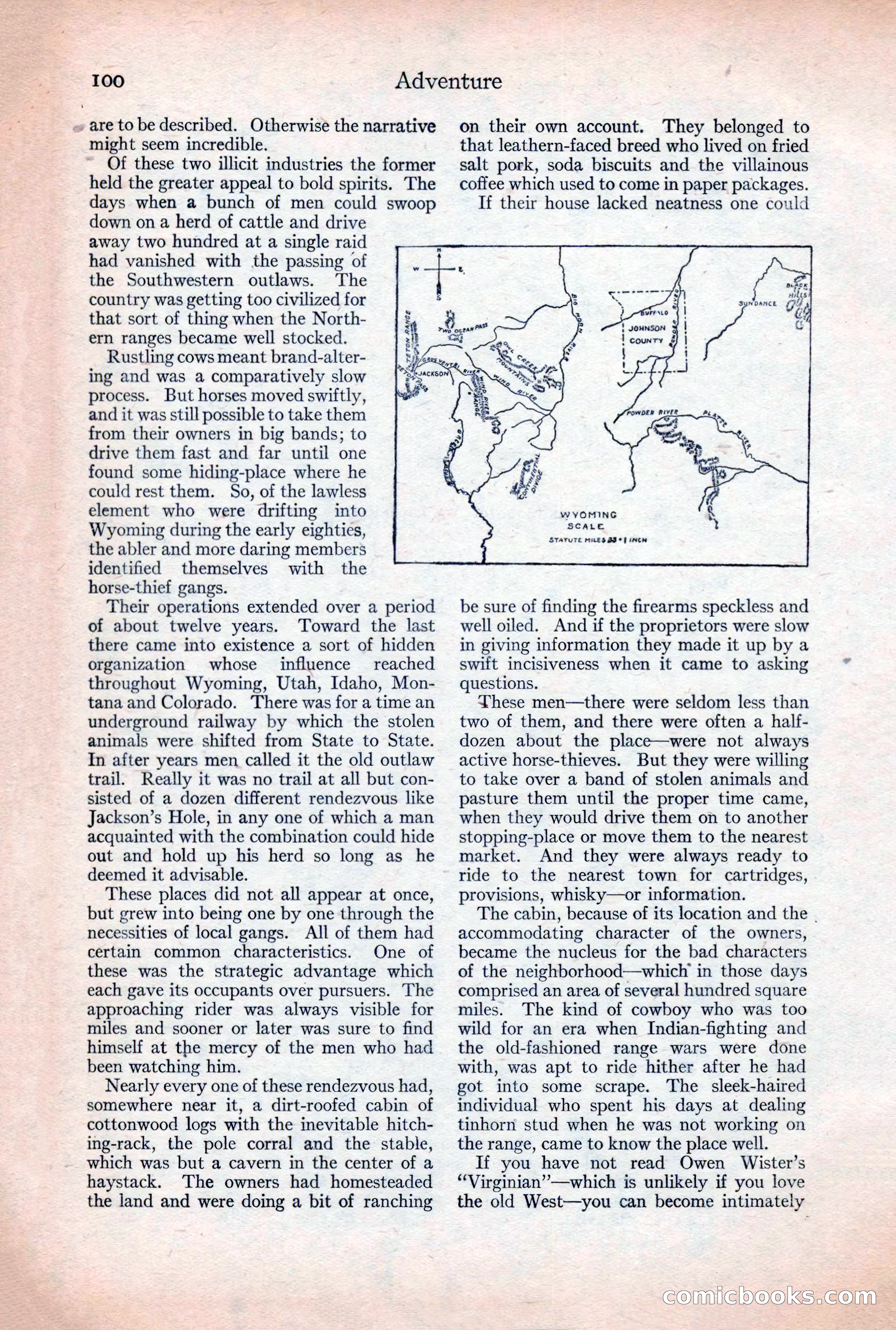 Adventure Magazine, December 30, 1922 — page 118 of 212