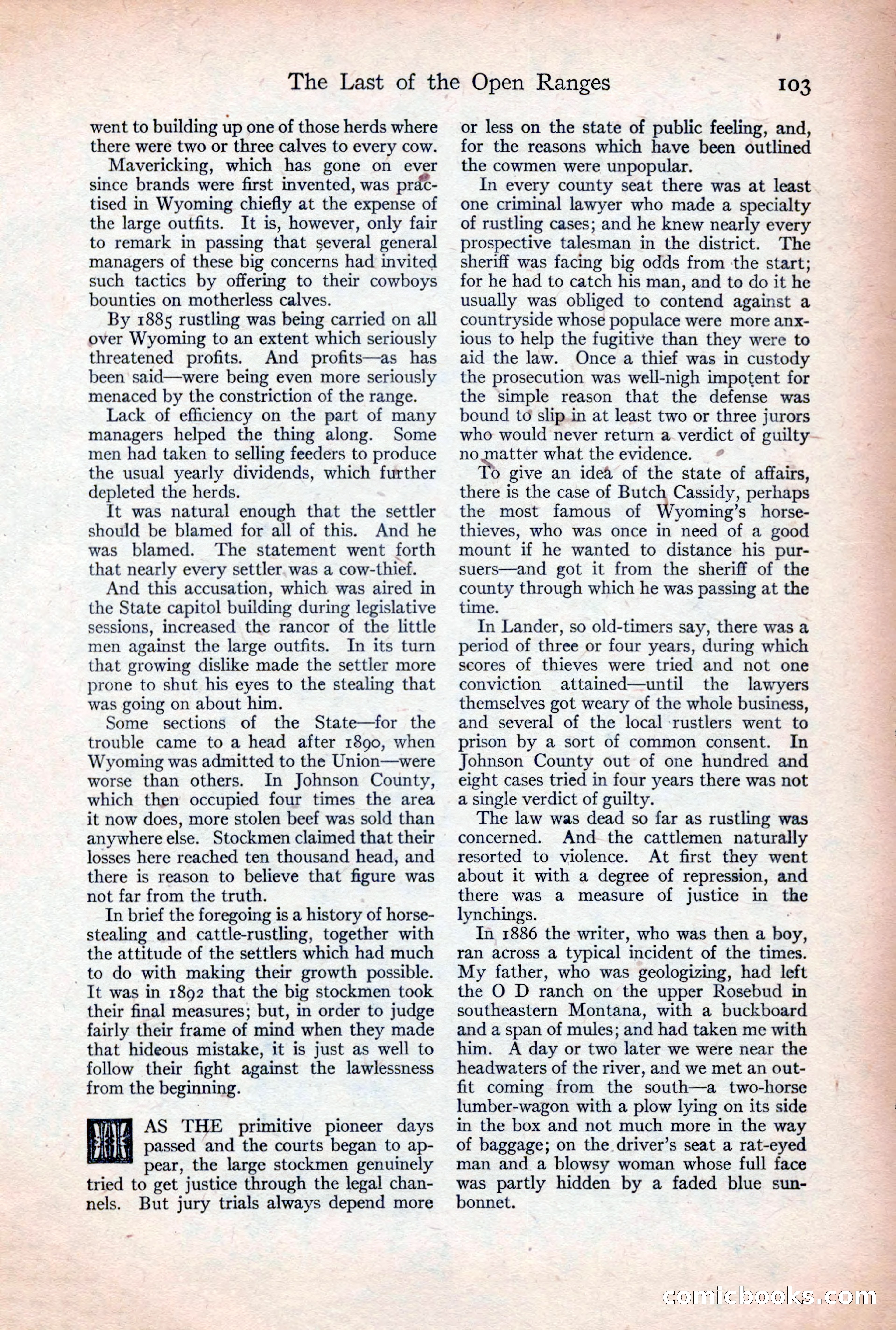 Adventure Magazine, December 30, 1922 — page 121 of 212