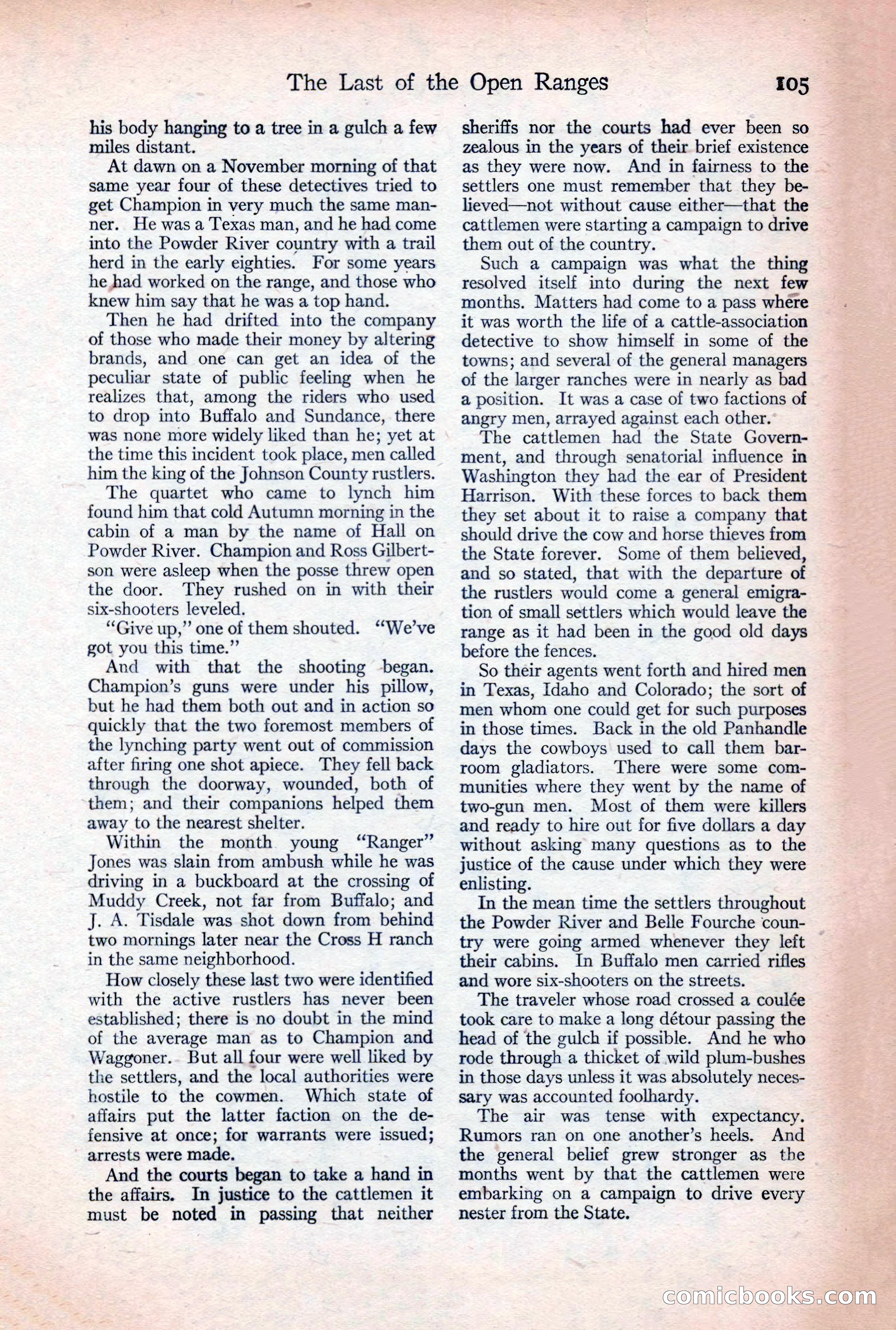 Adventure Magazine, December 30, 1922 — page 123 of 212