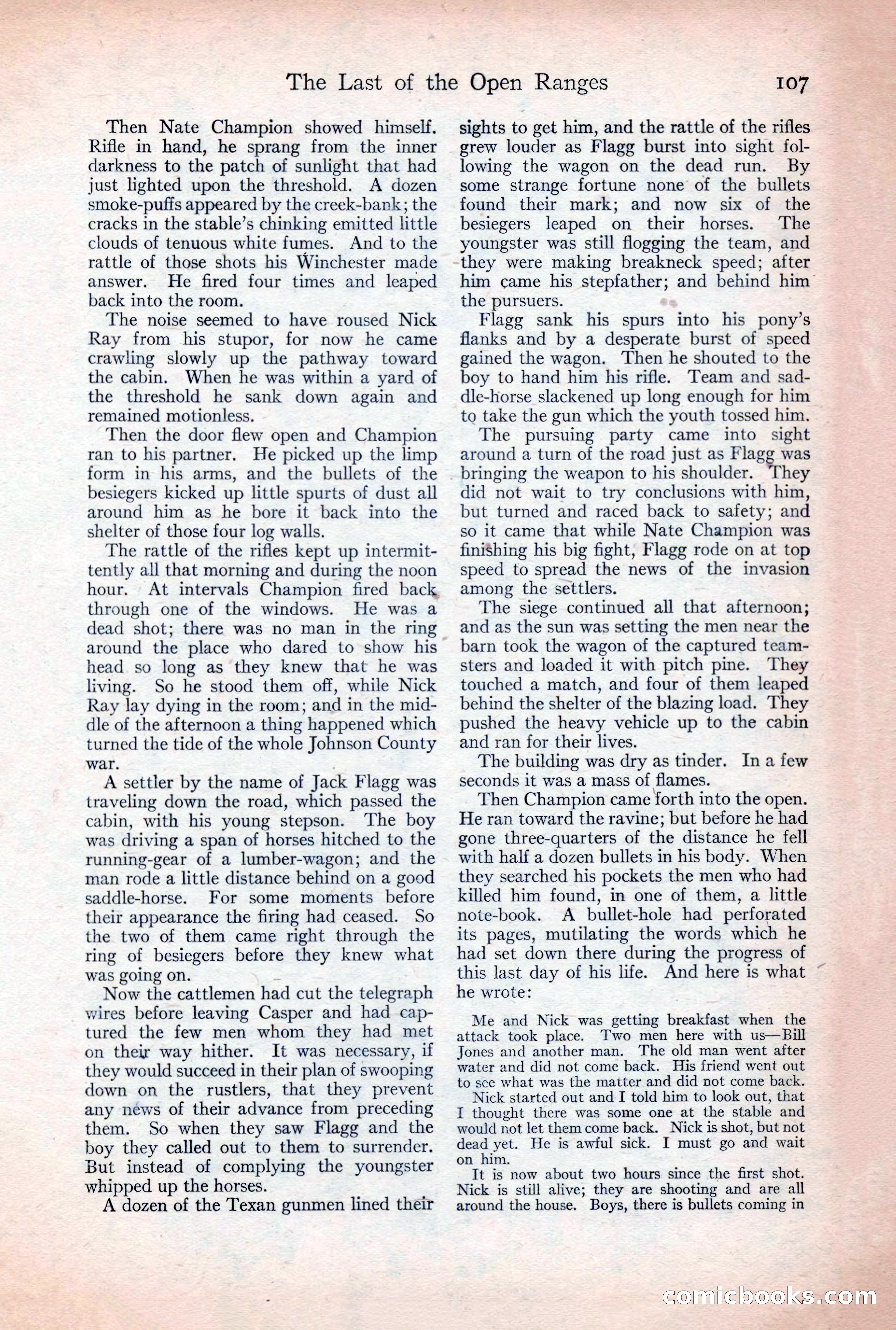 Adventure Magazine, December 30, 1922 — page 125 of 212