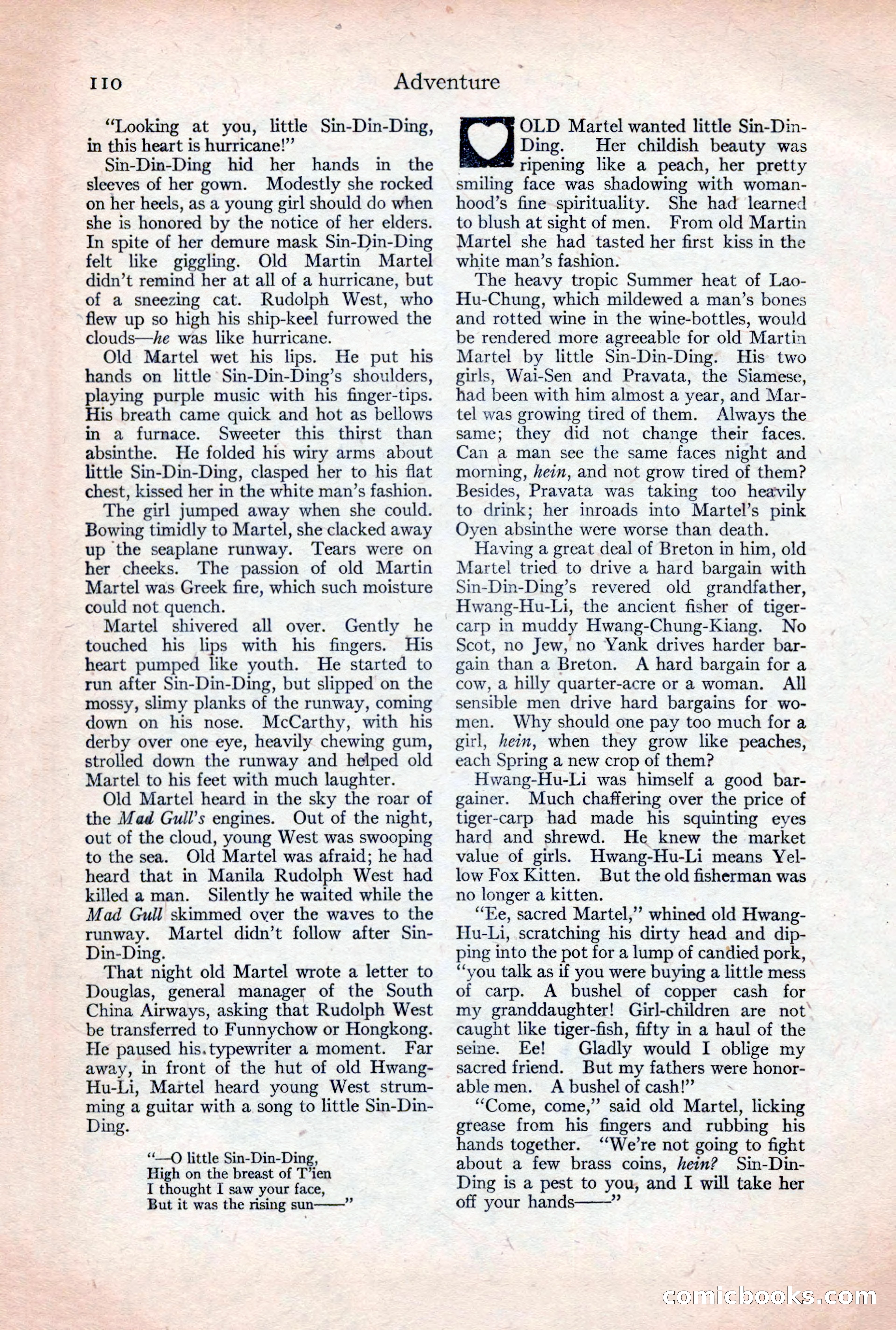Adventure Magazine, December 30, 1922 — page 128 of 212