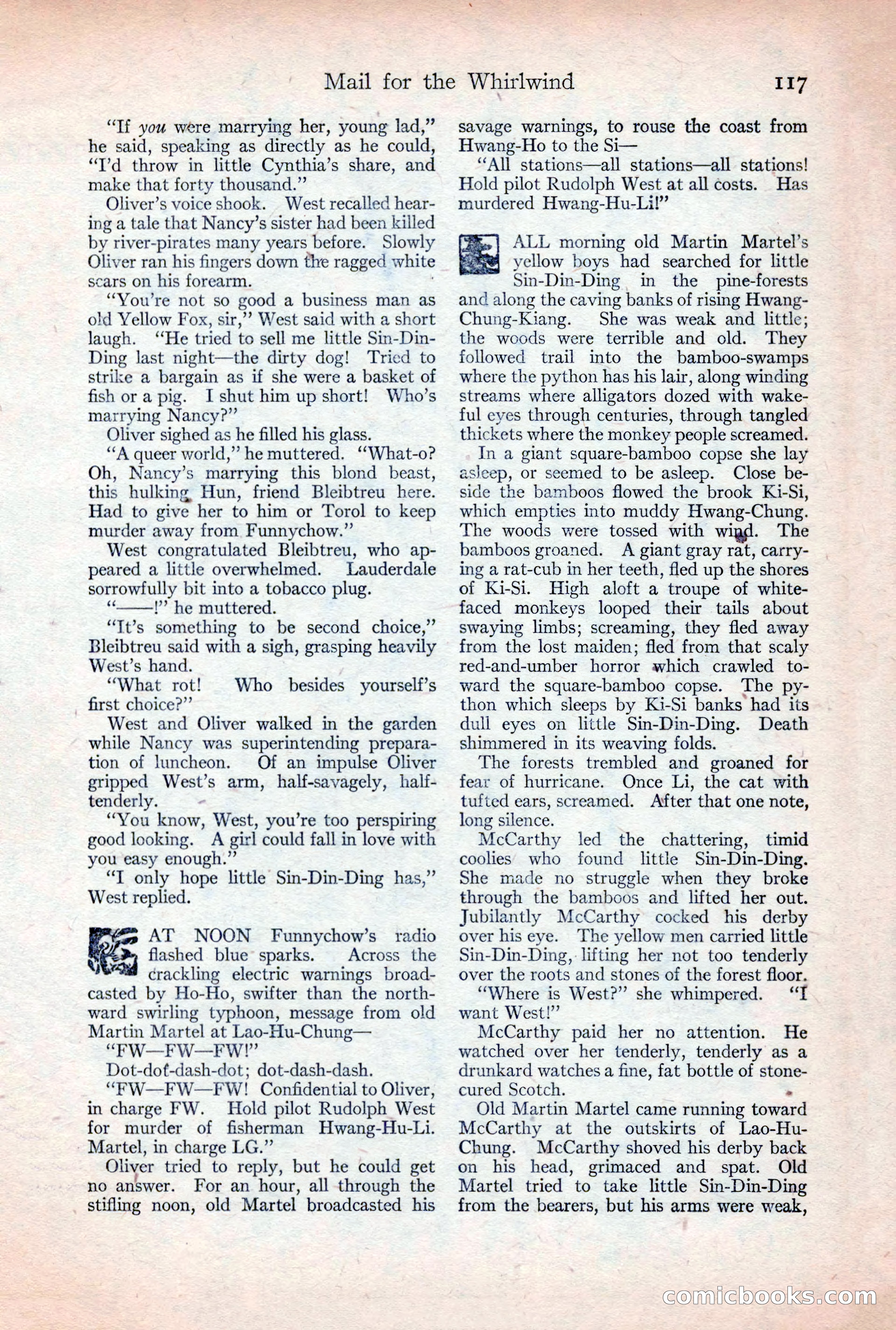 Adventure Magazine, December 30, 1922 — page 135 of 212