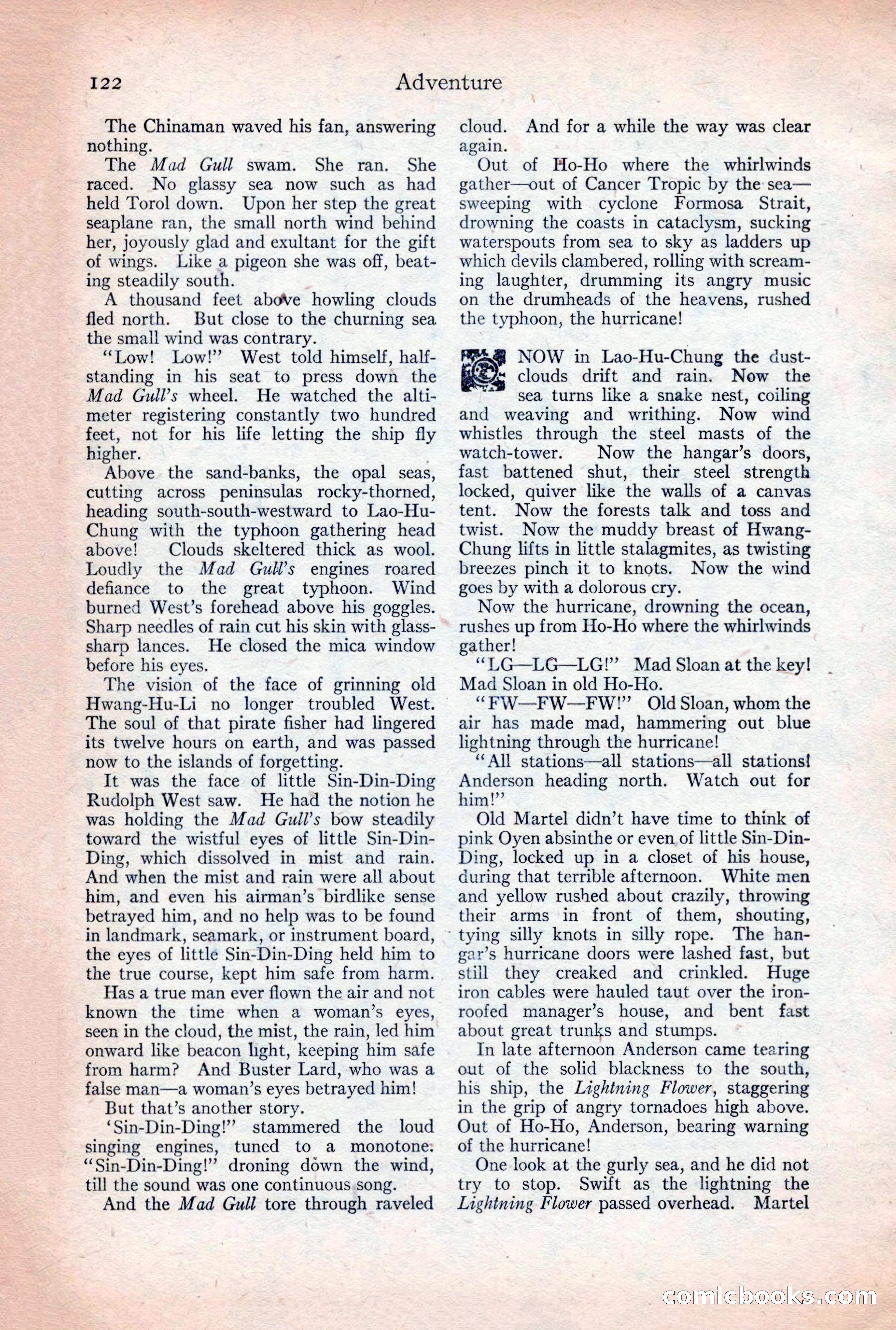 Adventure Magazine, December 30, 1922 — page 140 of 212