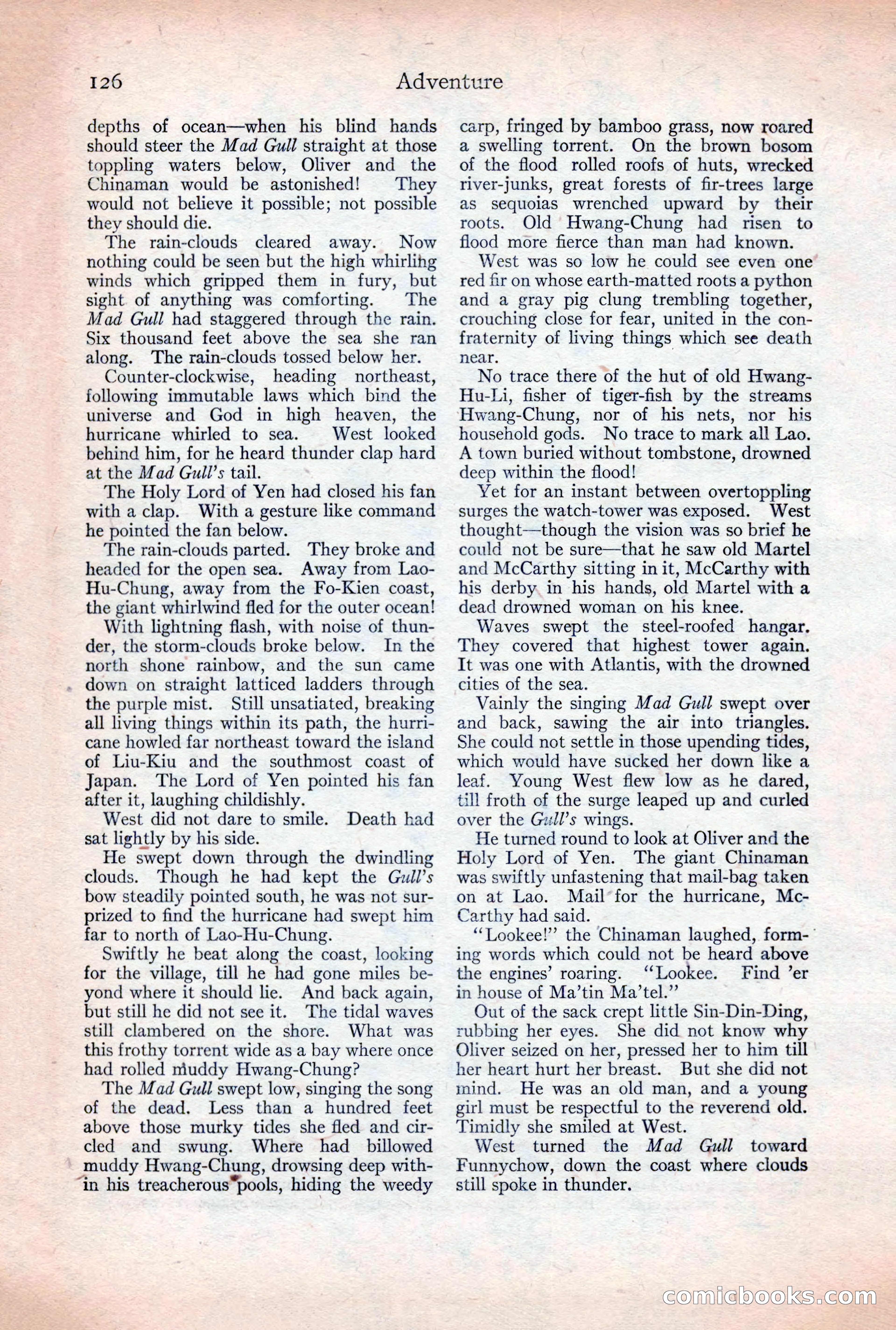 Adventure Magazine, December 30, 1922 — page 144 of 212