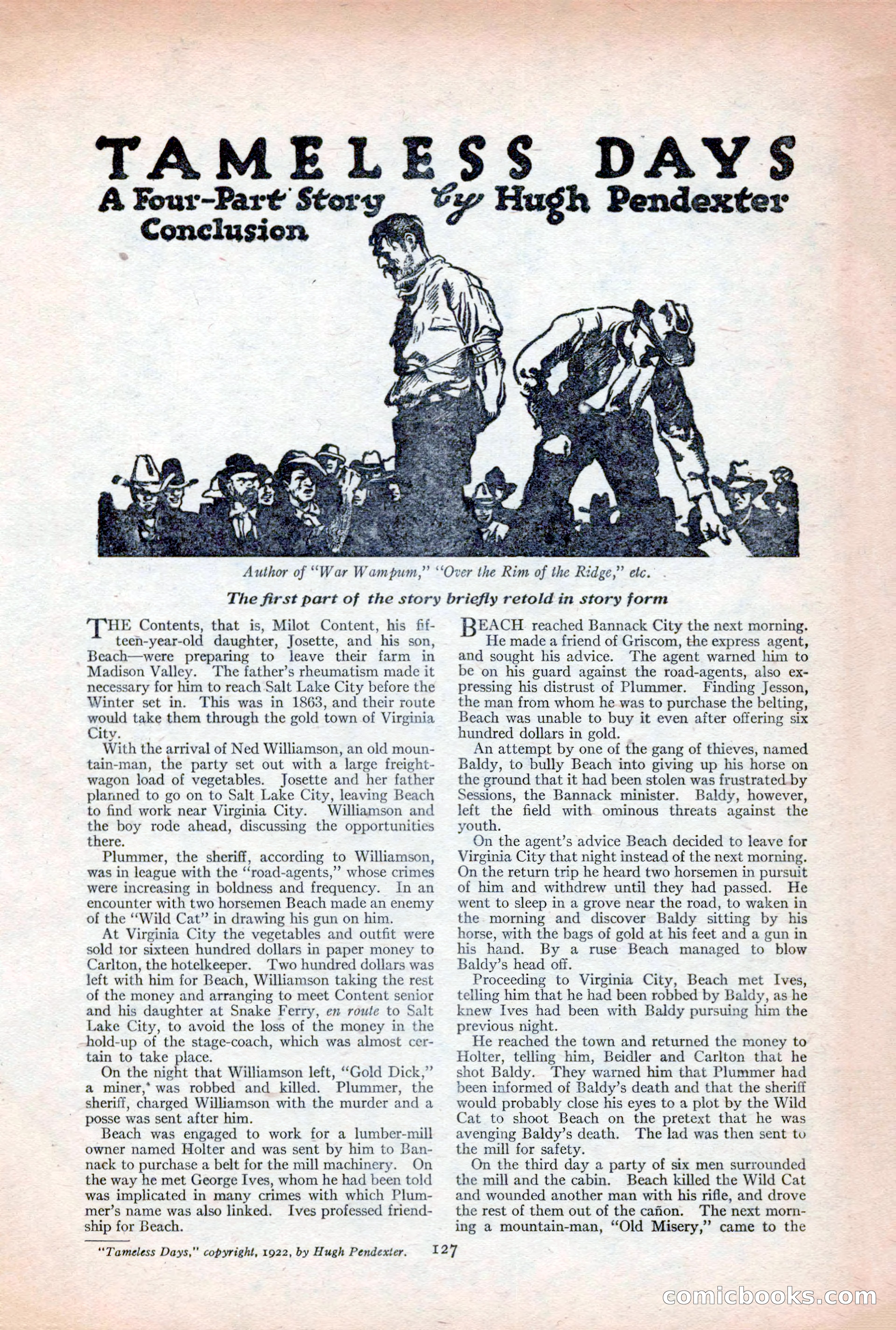 Adventure Magazine, December 30, 1922 — page 145 of 212