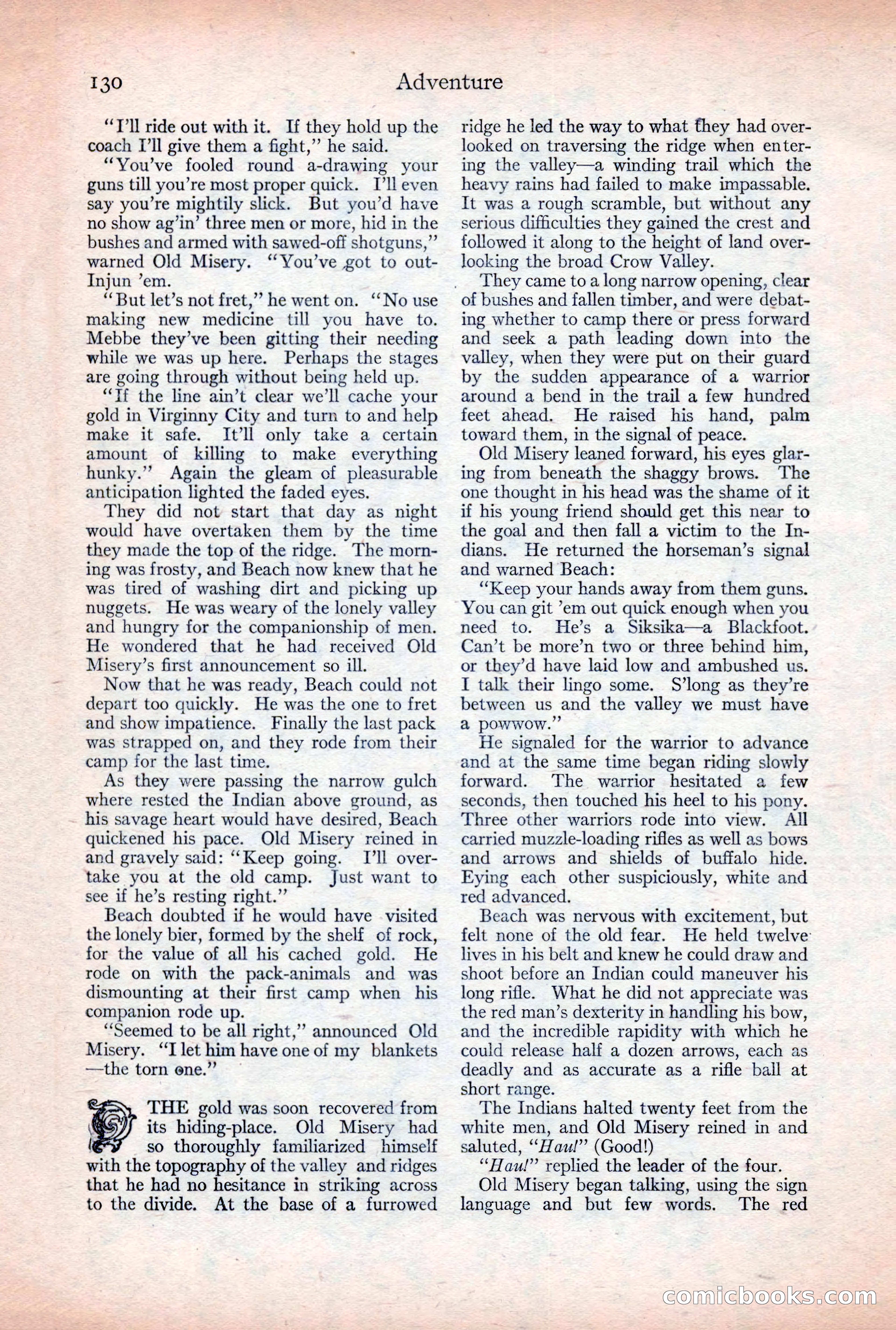Adventure Magazine, December 30, 1922 — page 148 of 212