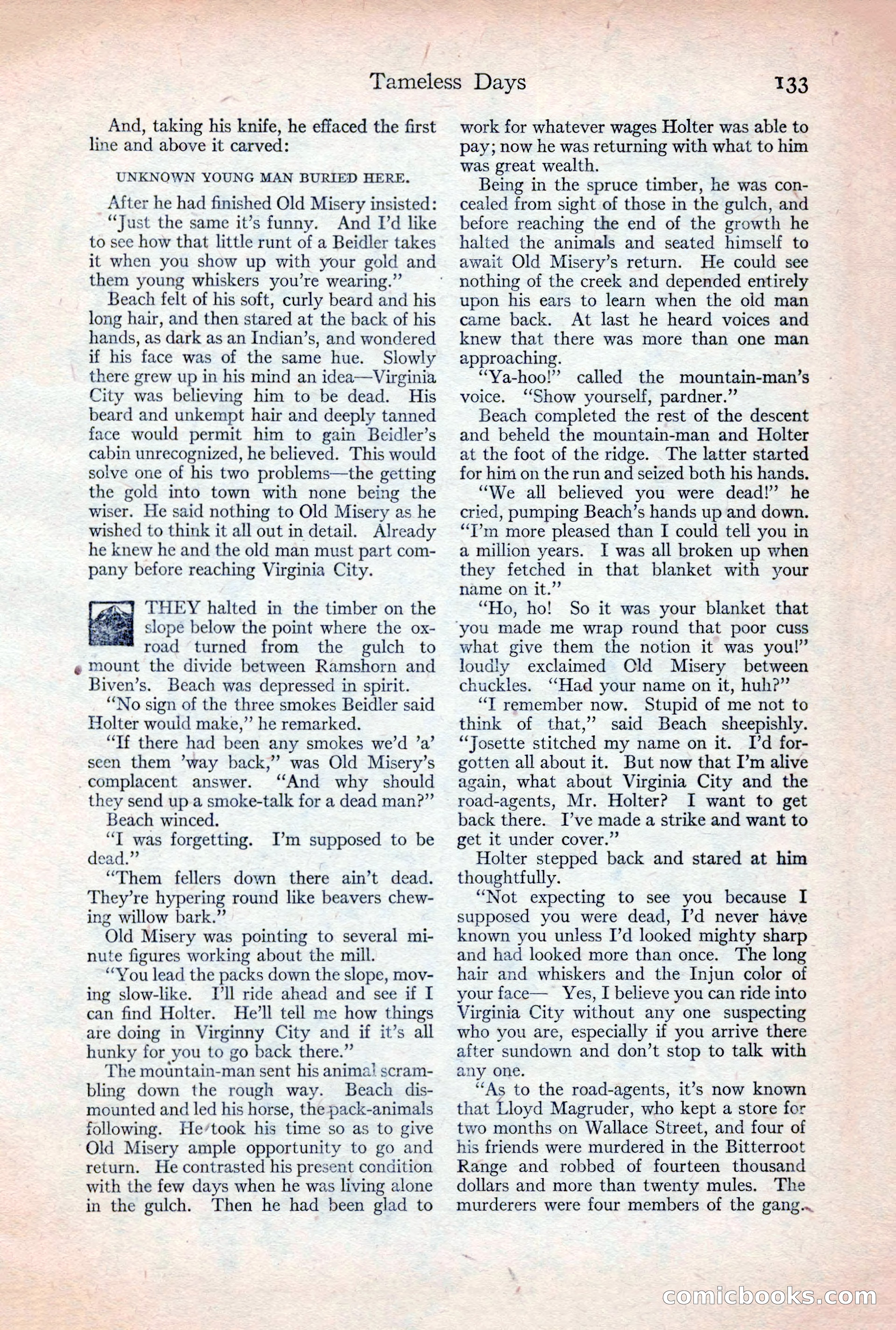 Adventure Magazine, December 30, 1922 — page 151 of 212