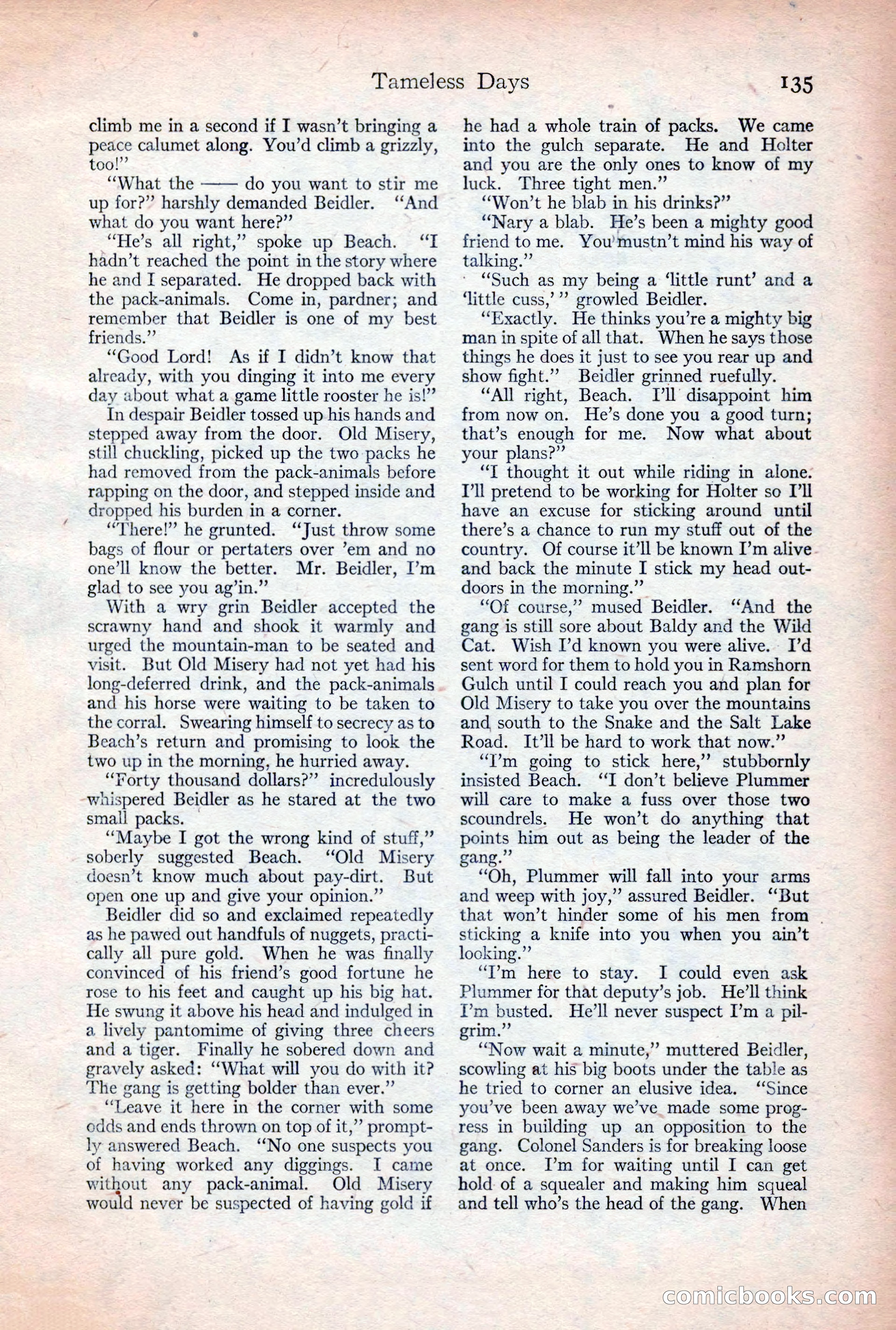 Adventure Magazine, December 30, 1922 — page 153 of 212