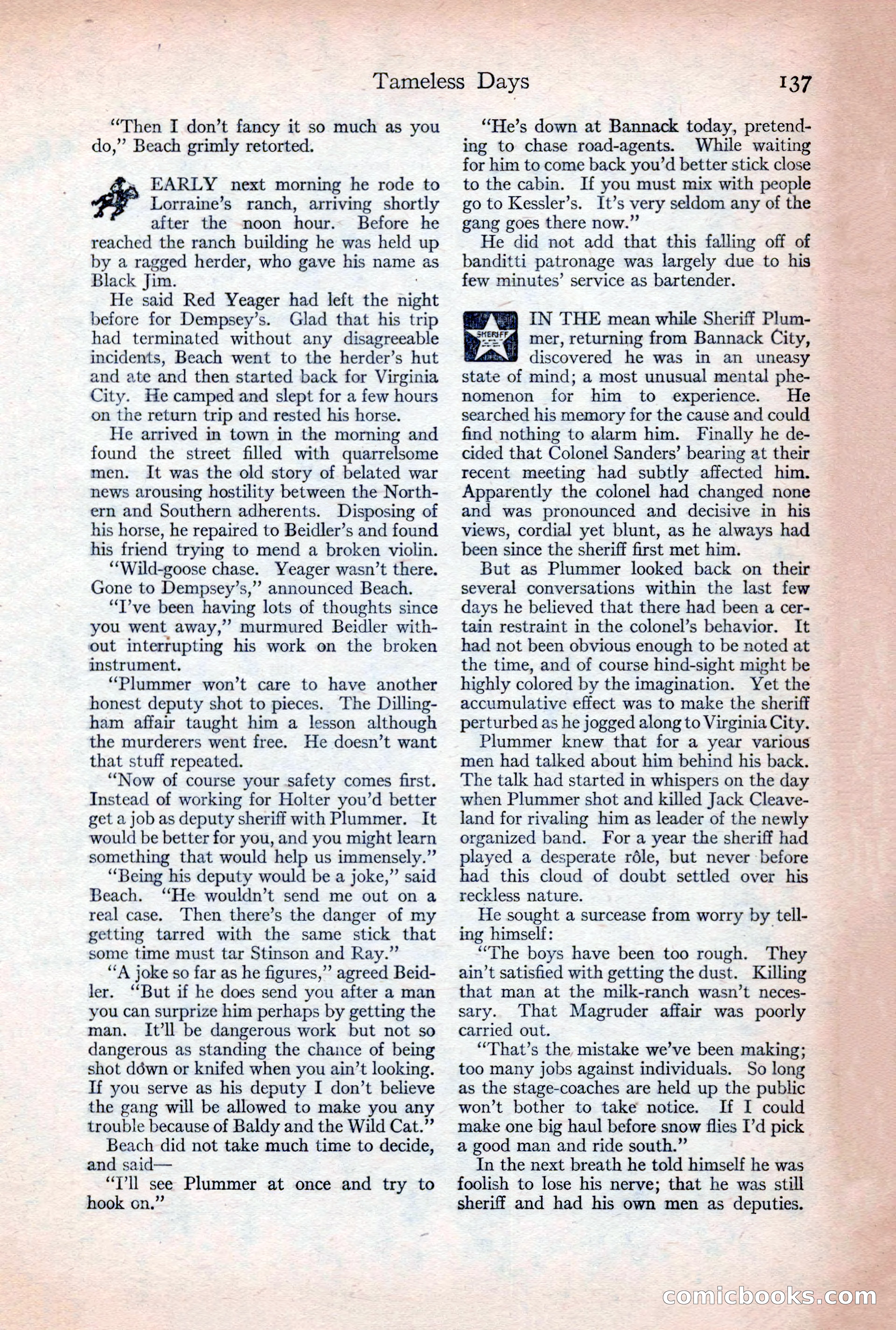 Adventure Magazine, December 30, 1922 — page 155 of 212