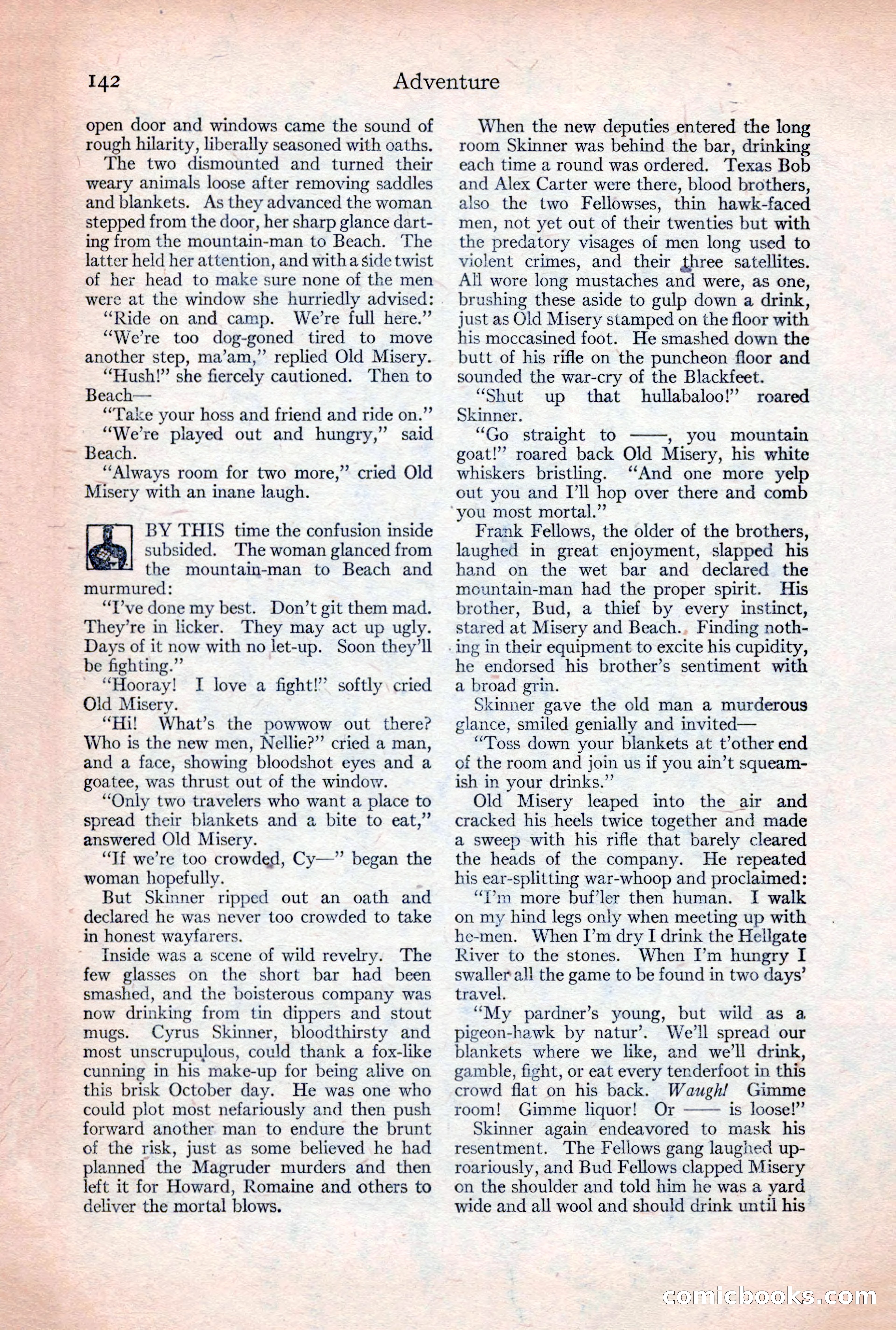 Adventure Magazine, December 30, 1922 — page 160 of 212