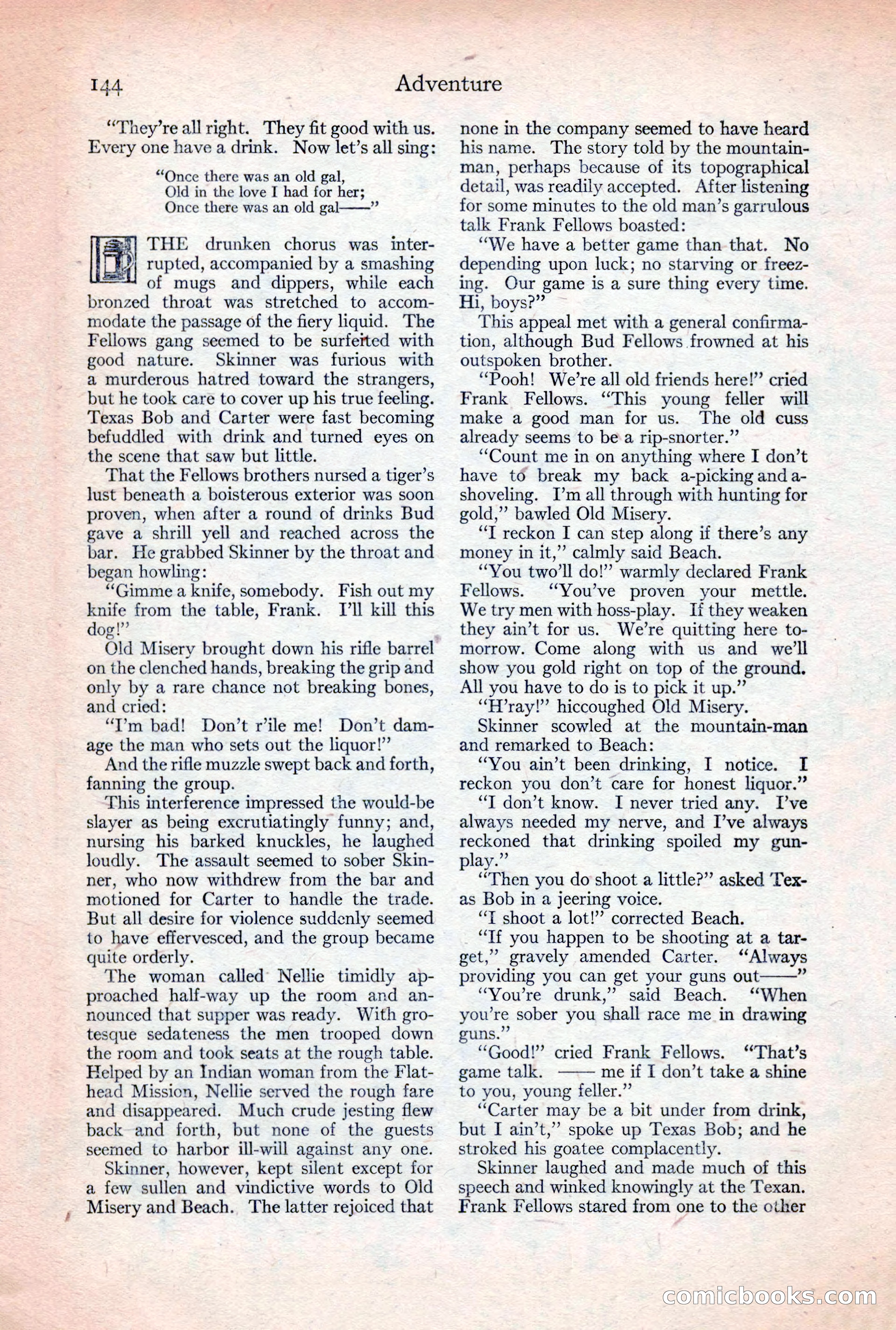 Adventure Magazine, December 30, 1922 — page 162 of 212