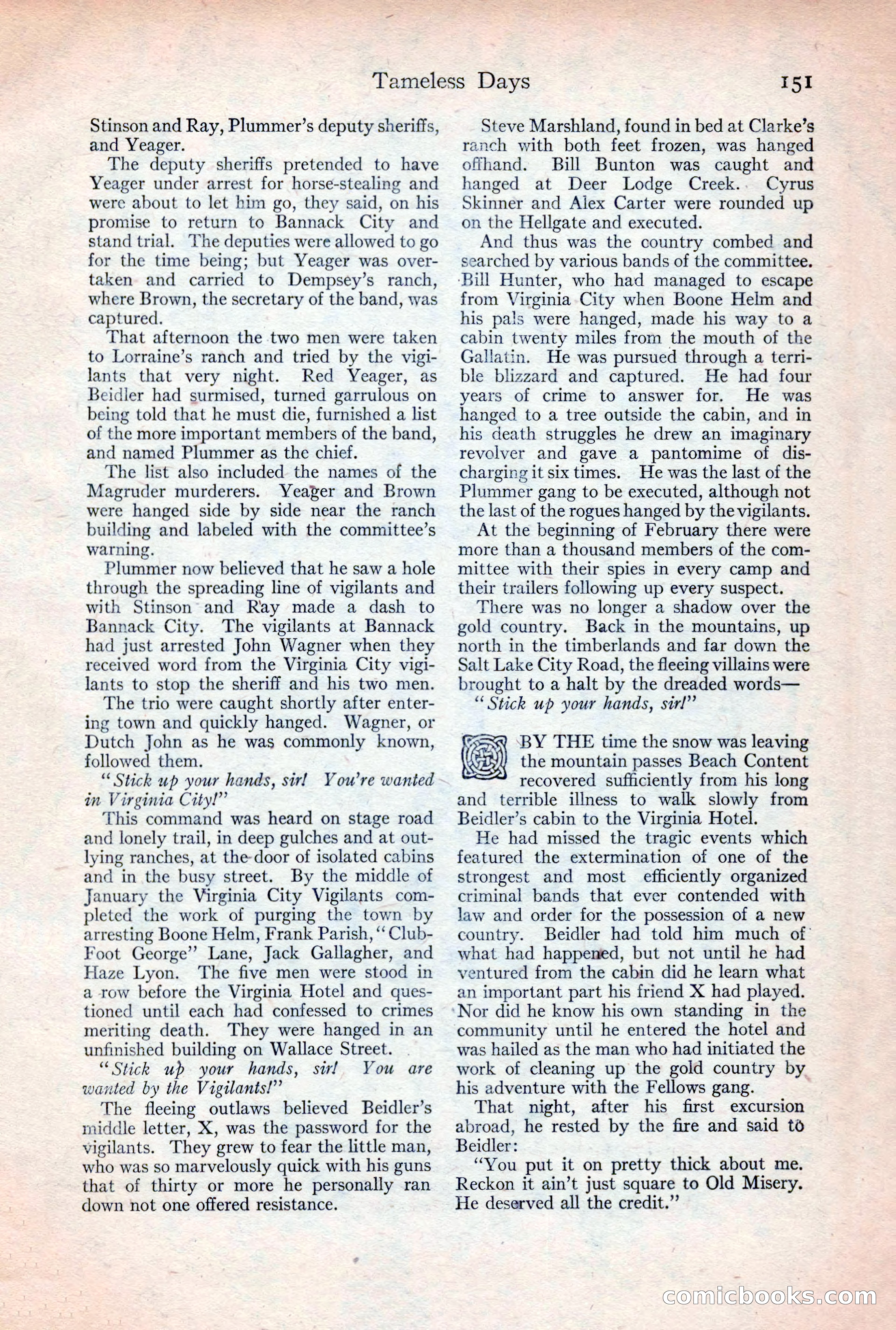 Adventure Magazine, December 30, 1922 — page 169 of 212