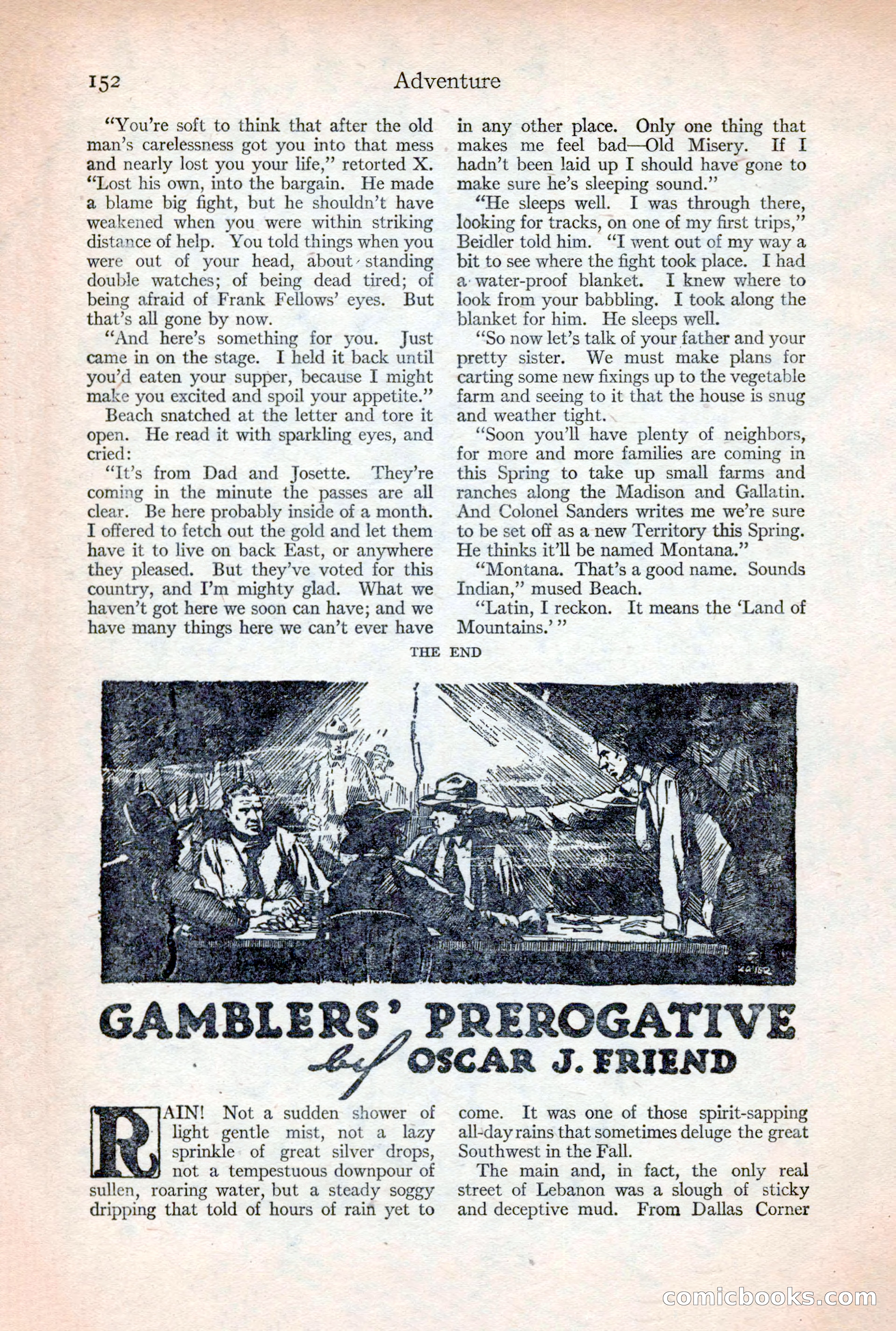 Adventure Magazine, December 30, 1922 — page 170 of 212