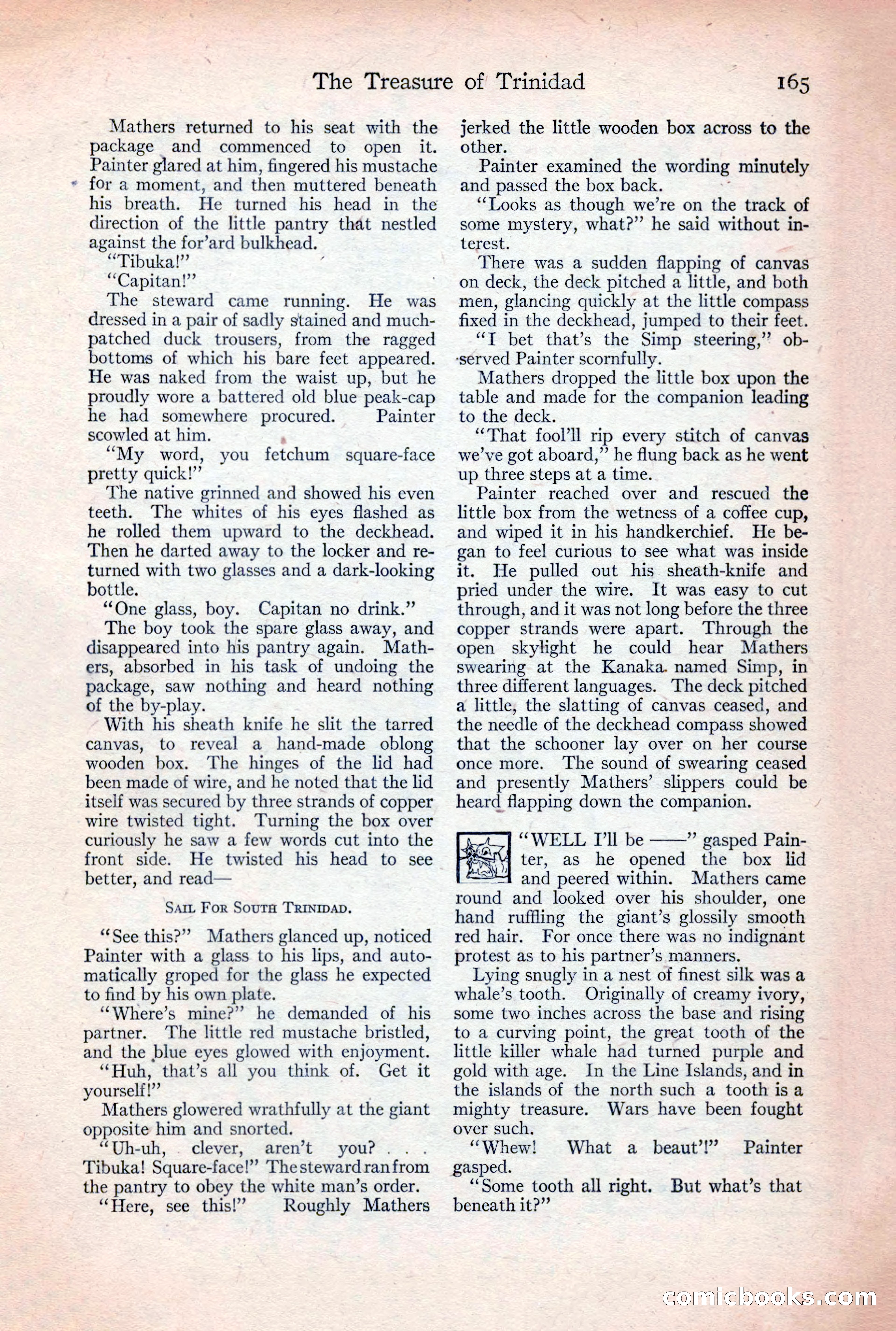 Adventure Magazine, December 30, 1922 — page 183 of 212