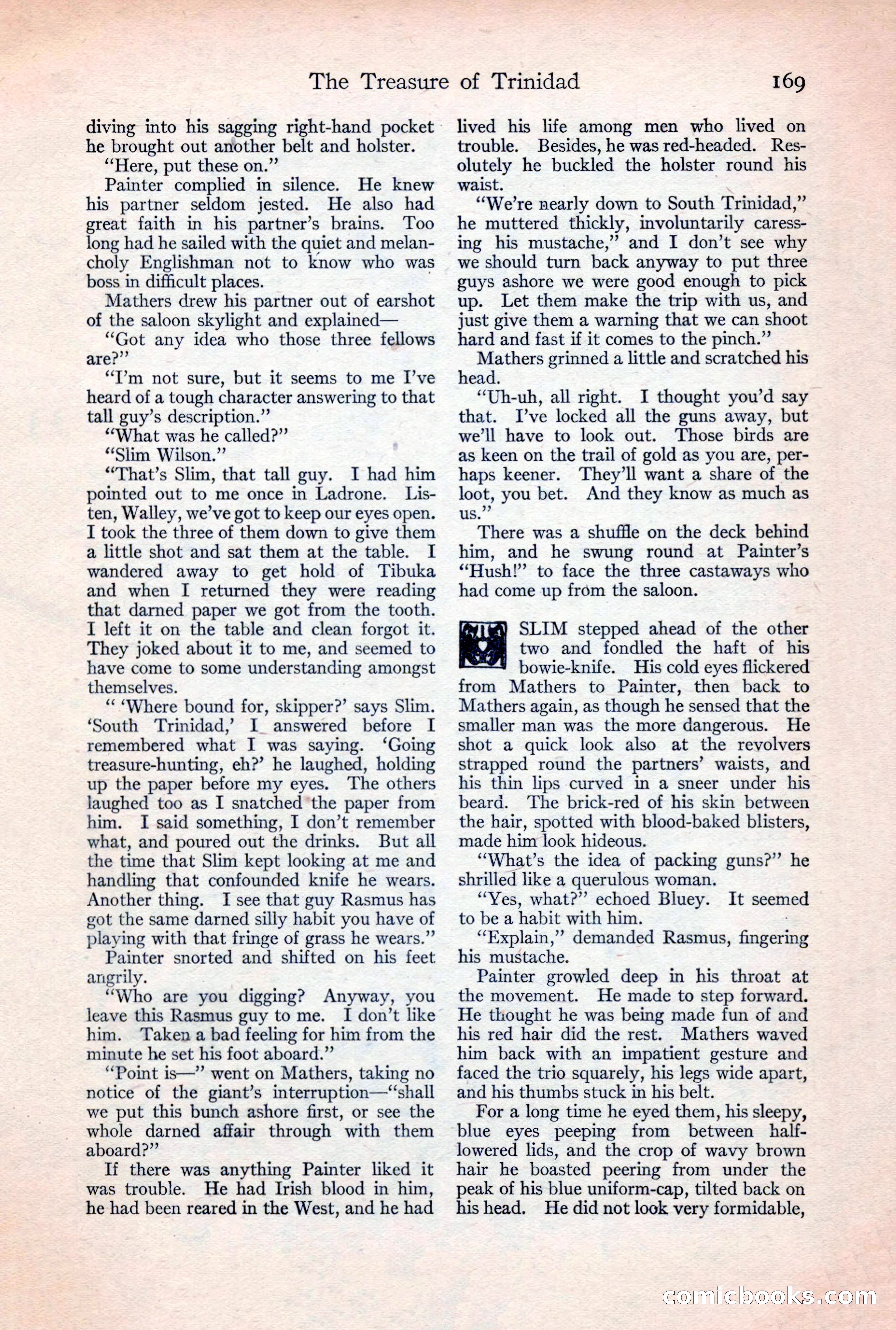 Adventure Magazine, December 30, 1922 — page 187 of 212
