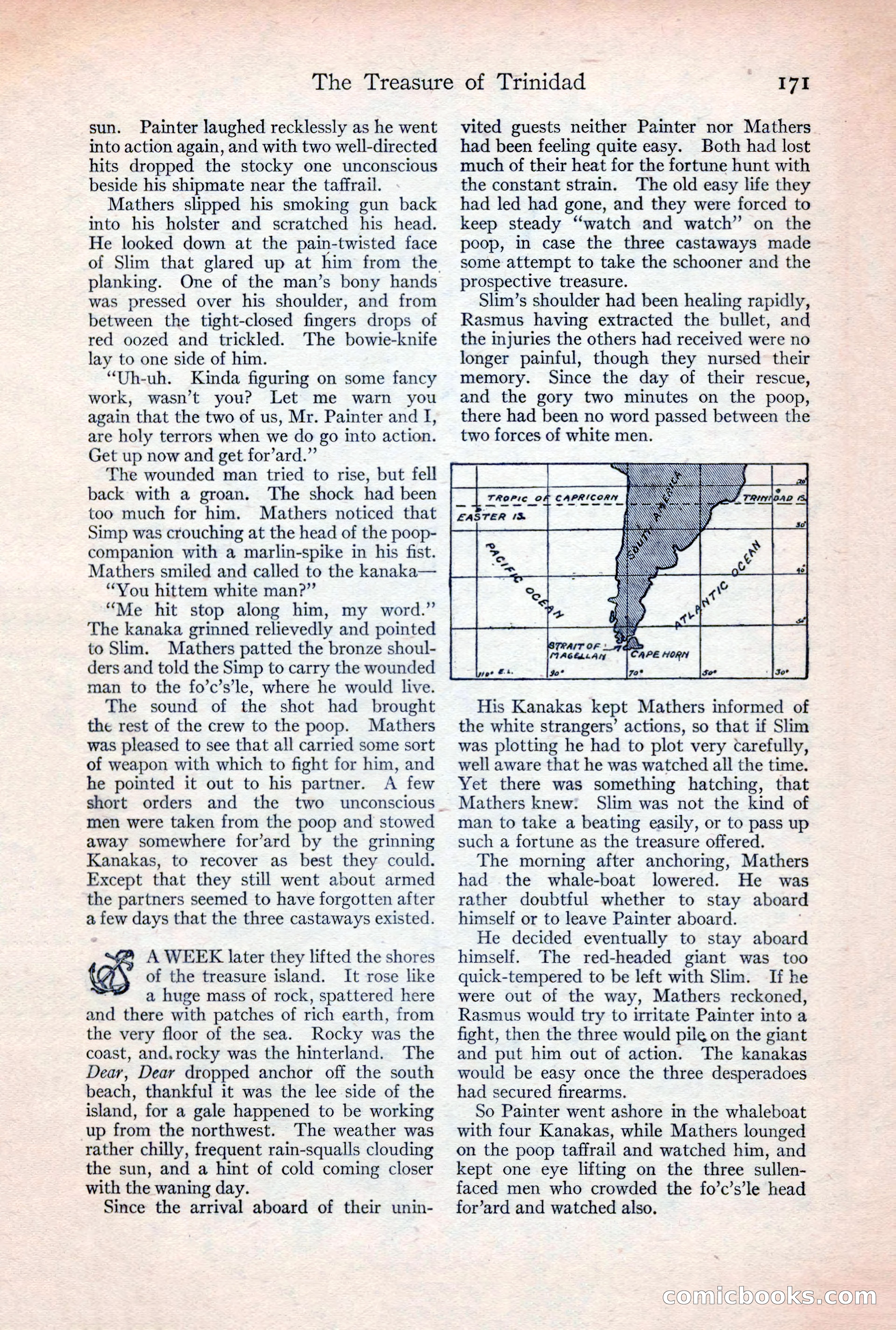 Adventure Magazine, December 30, 1922 — page 189 of 212