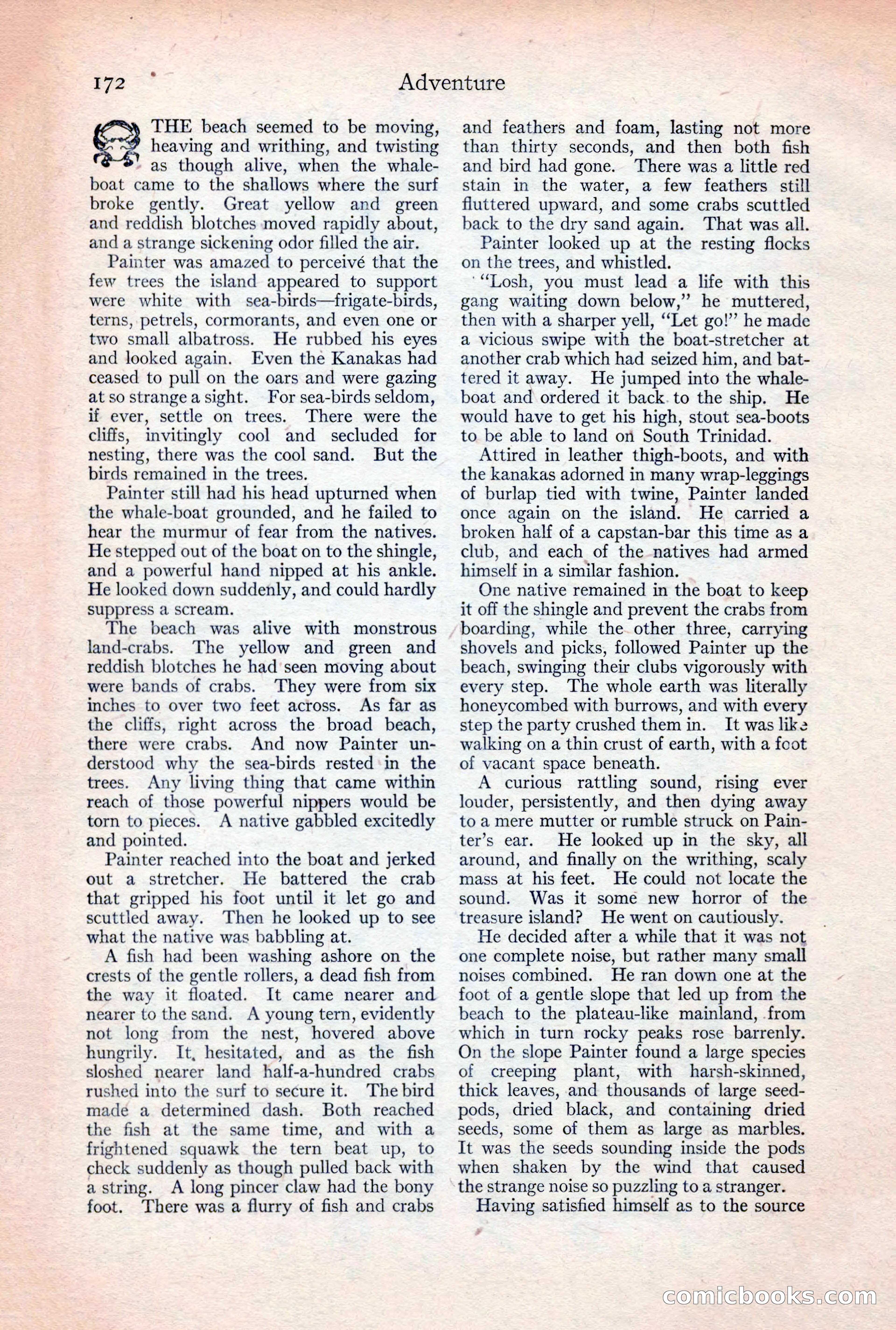 Adventure Magazine, December 30, 1922 — page 190 of 212