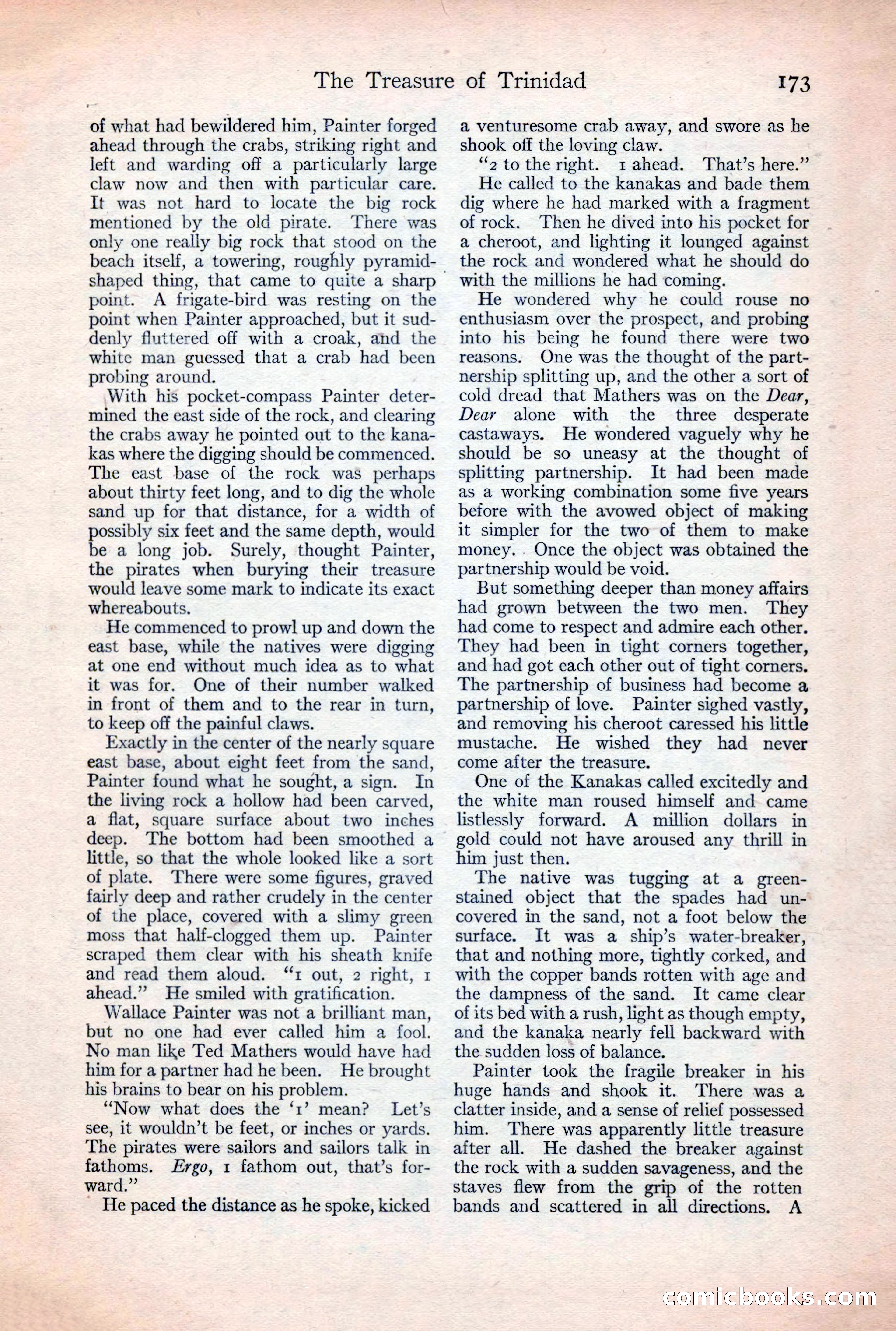 Adventure Magazine, December 30, 1922 — page 191 of 212
