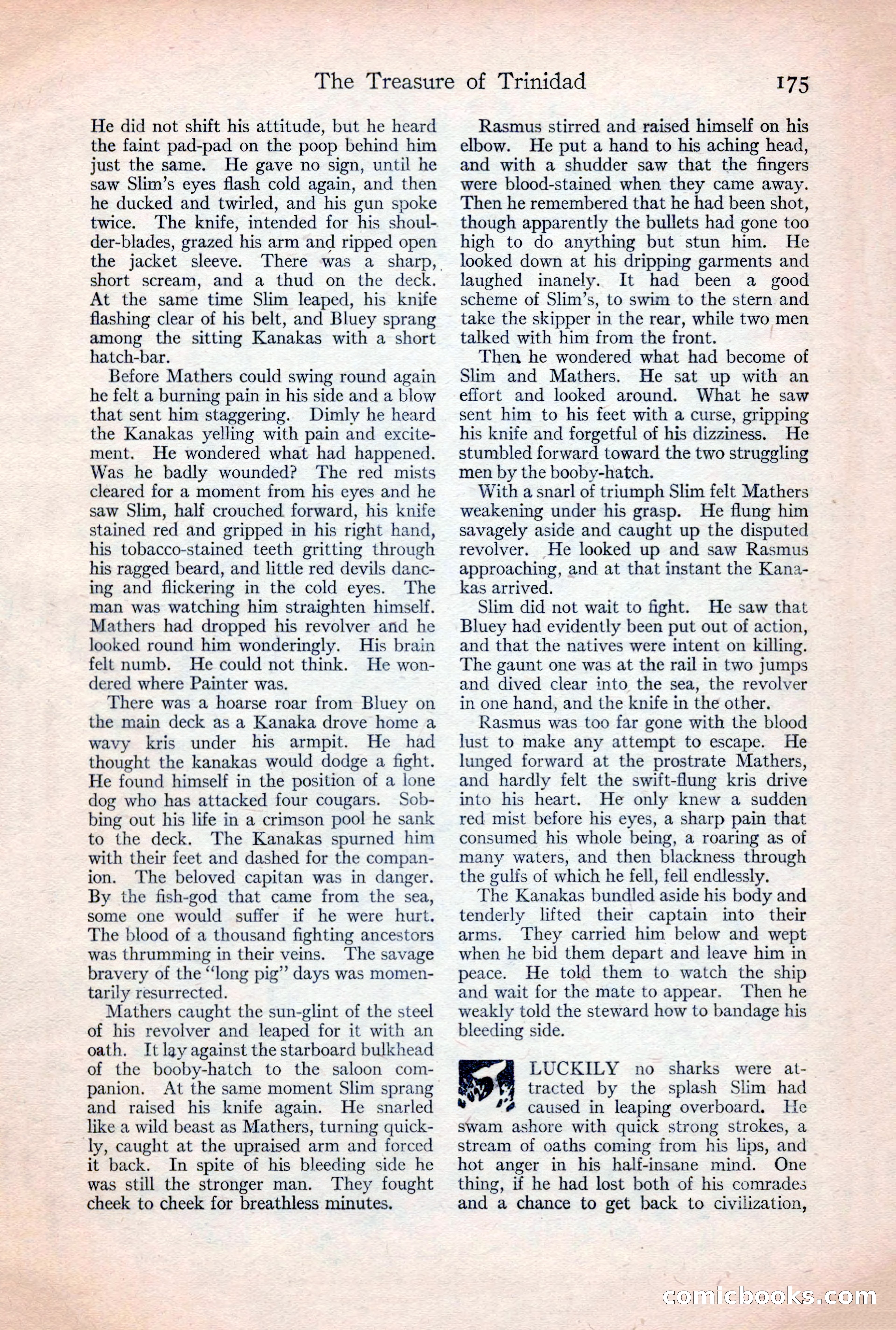 Adventure Magazine, December 30, 1922 — page 193 of 212