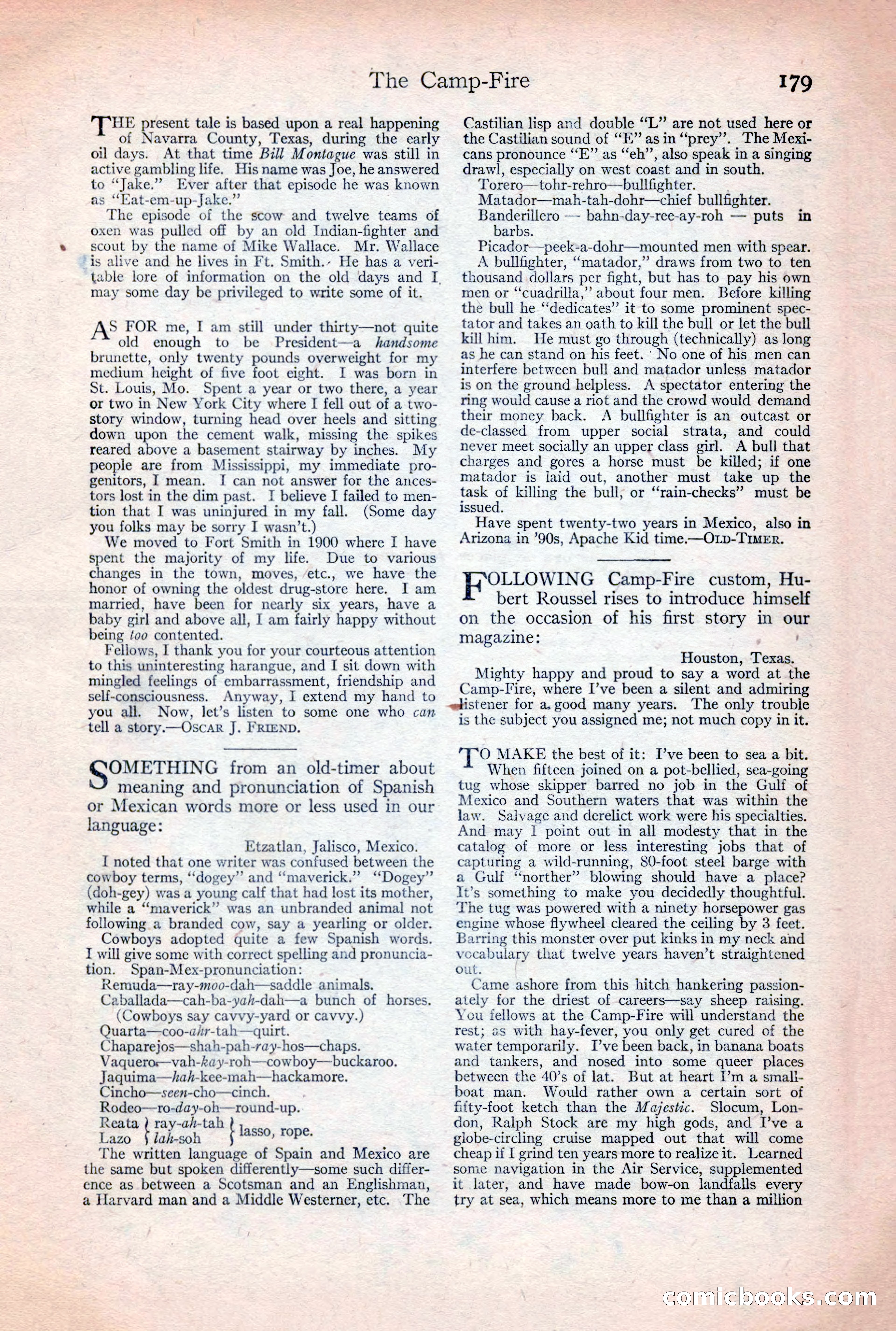 Adventure Magazine, December 30, 1922 — page 197 of 212