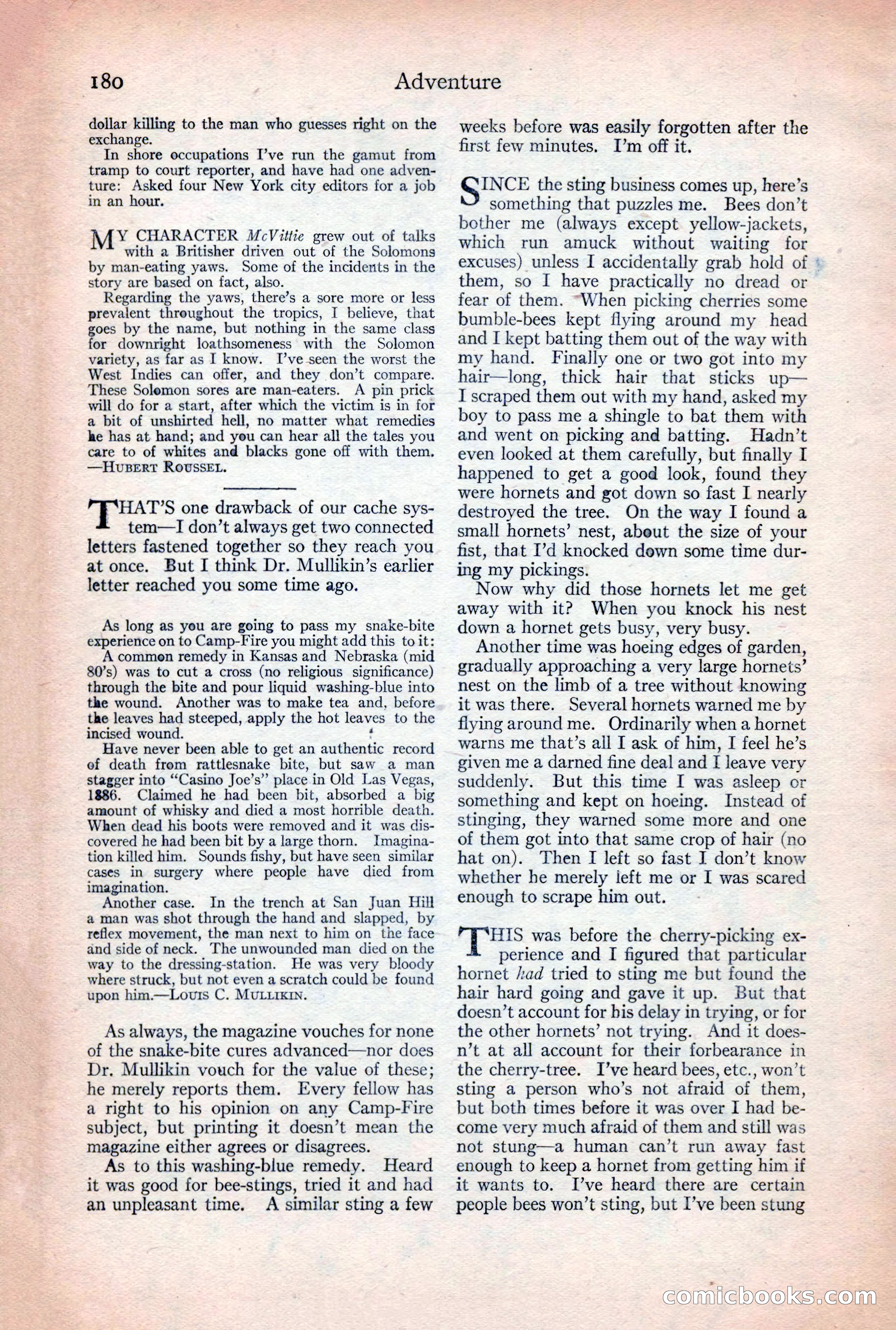 Adventure Magazine, December 30, 1922 — page 198 of 212