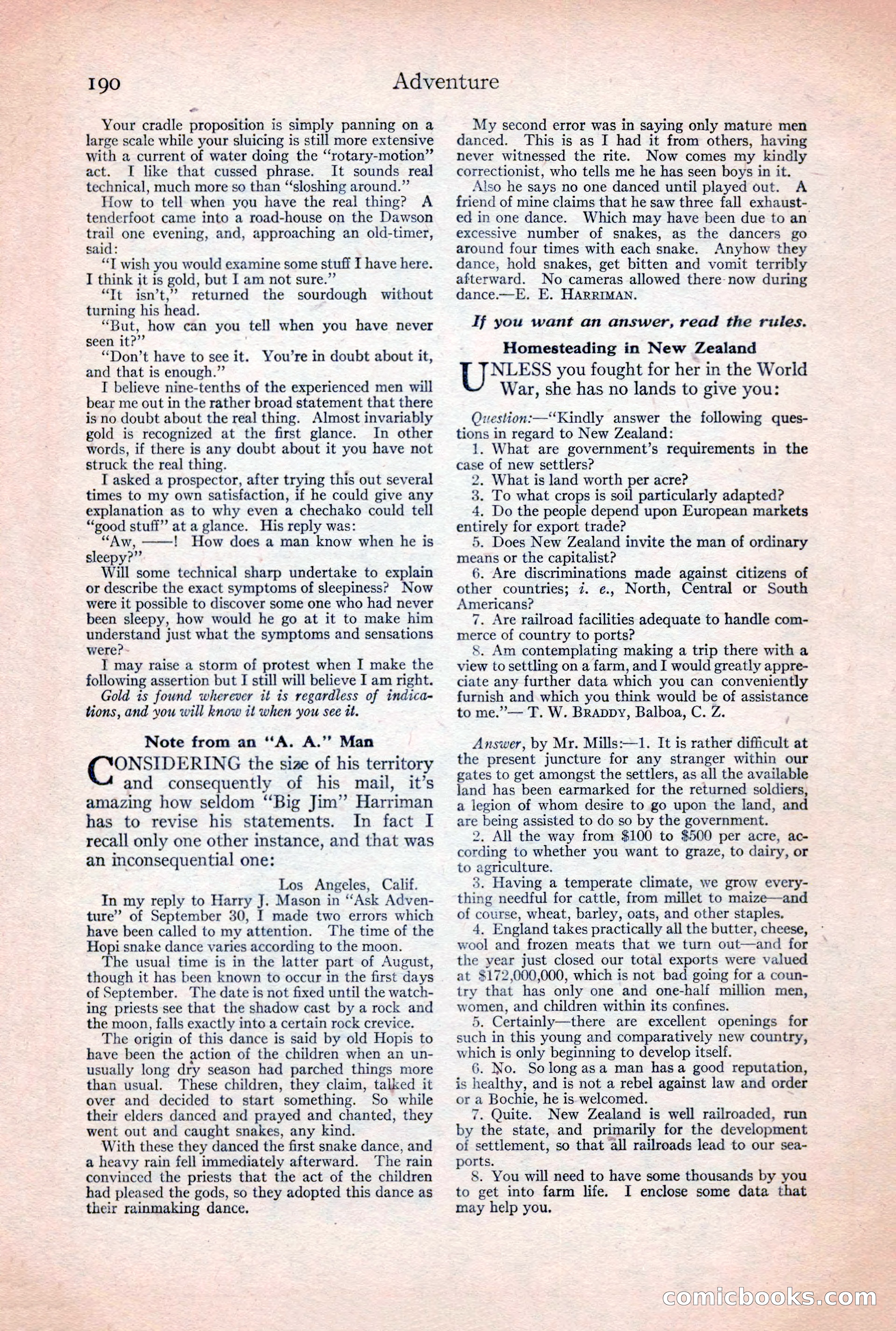 Adventure Magazine, December 30, 1922 — page 208 of 212