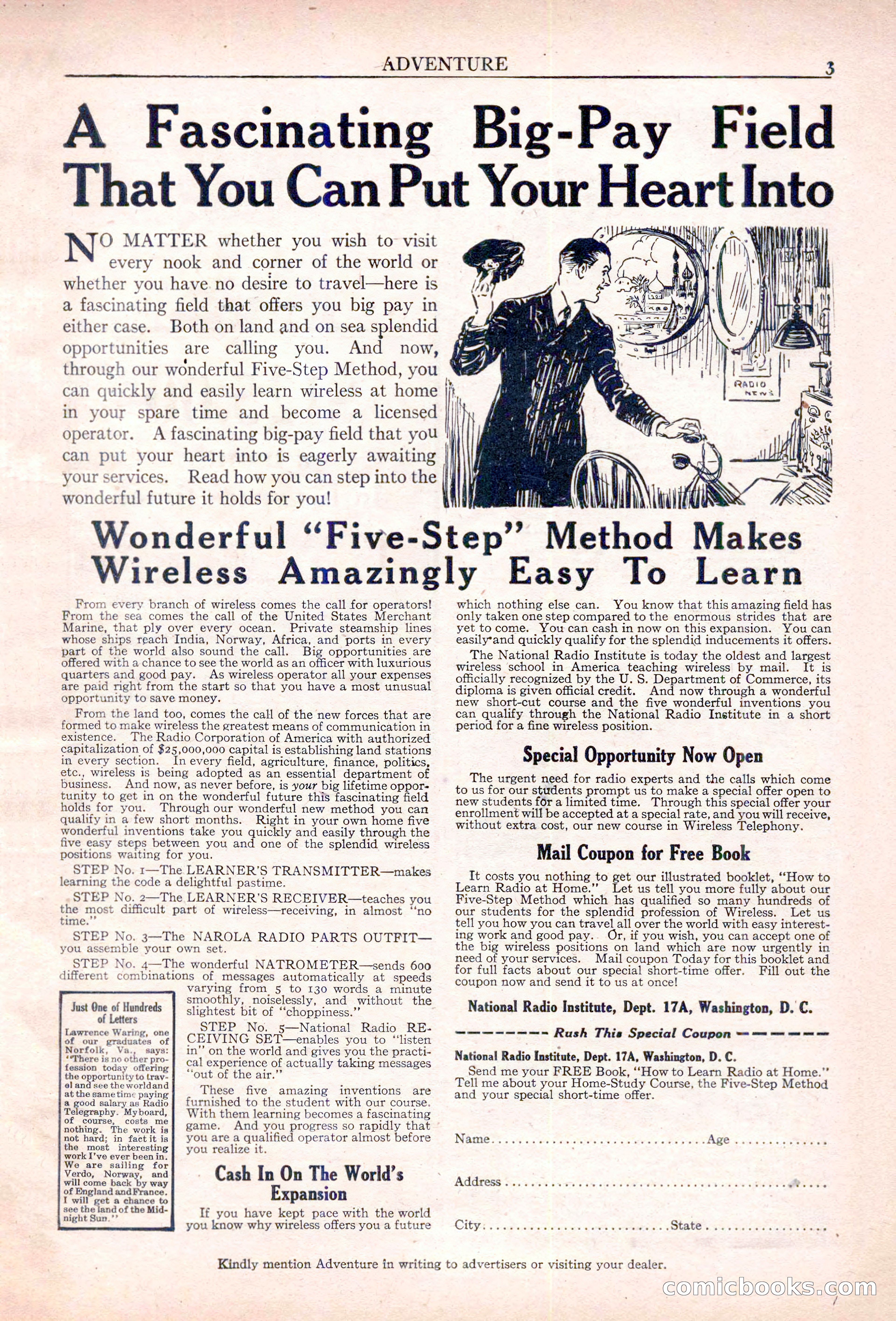 Adventure, January 30, 1923 — page 5 of 204