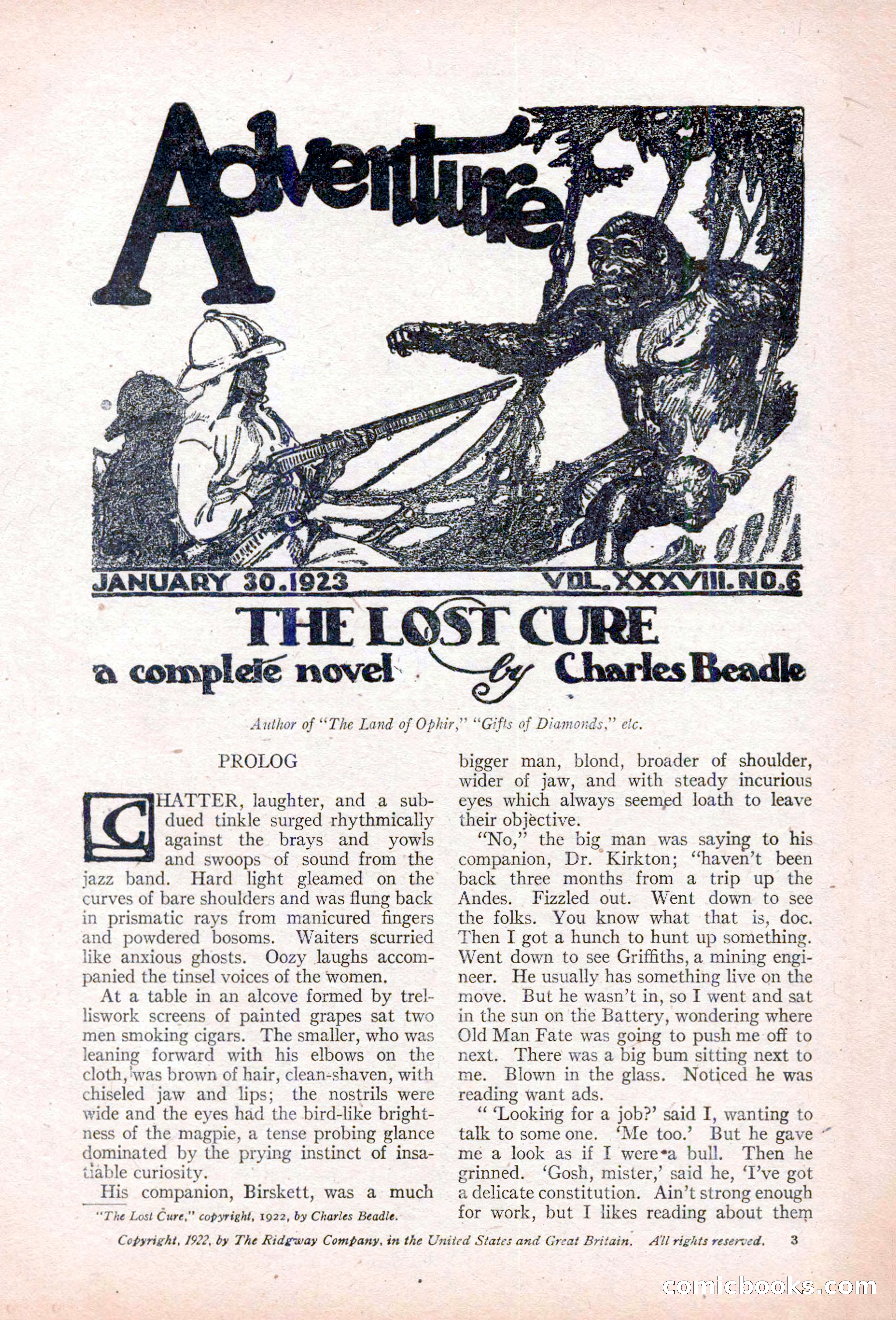 Adventure, January 30, 1923 — page 13 of 204
