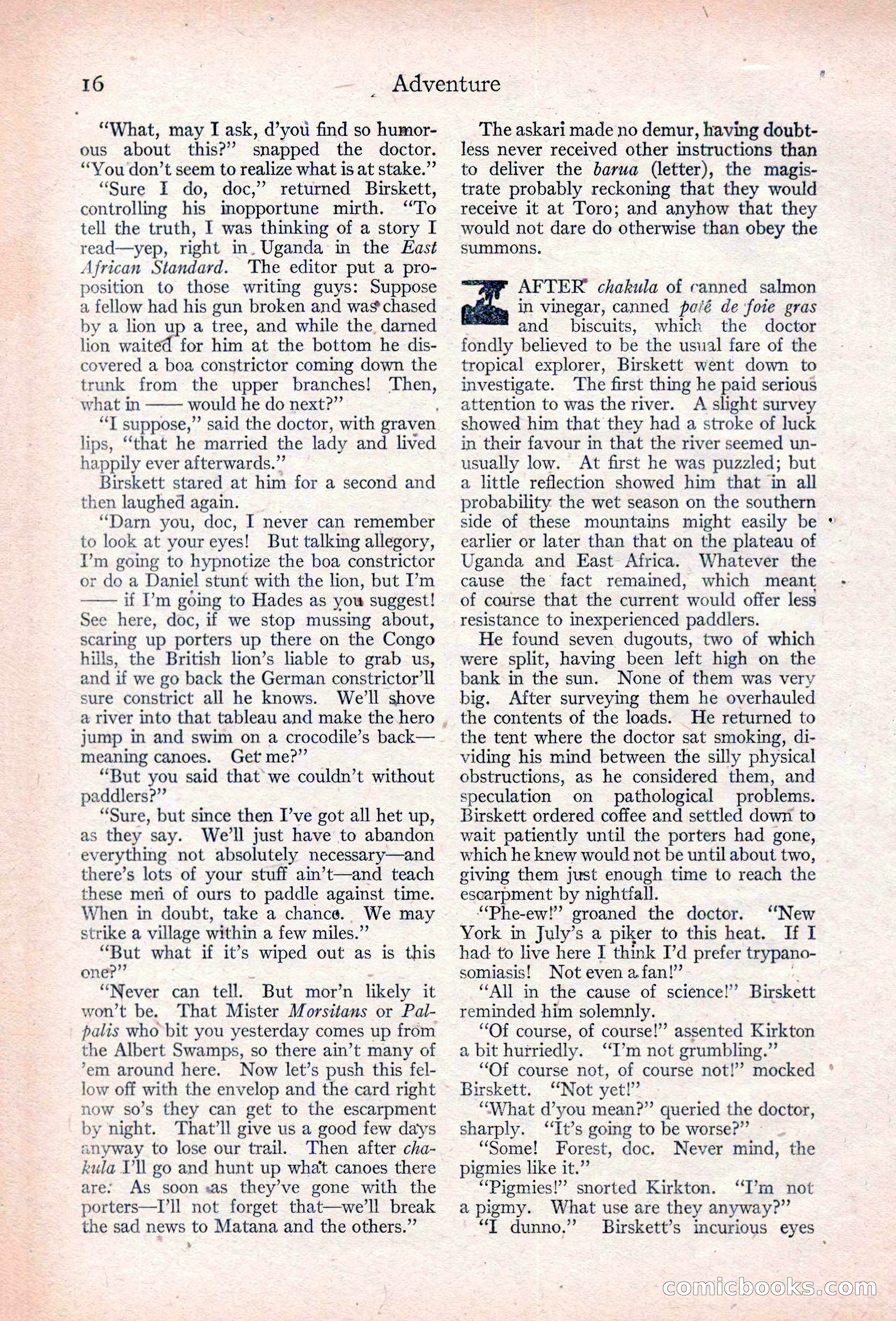 Adventure, January 30, 1923 — page 26 of 204